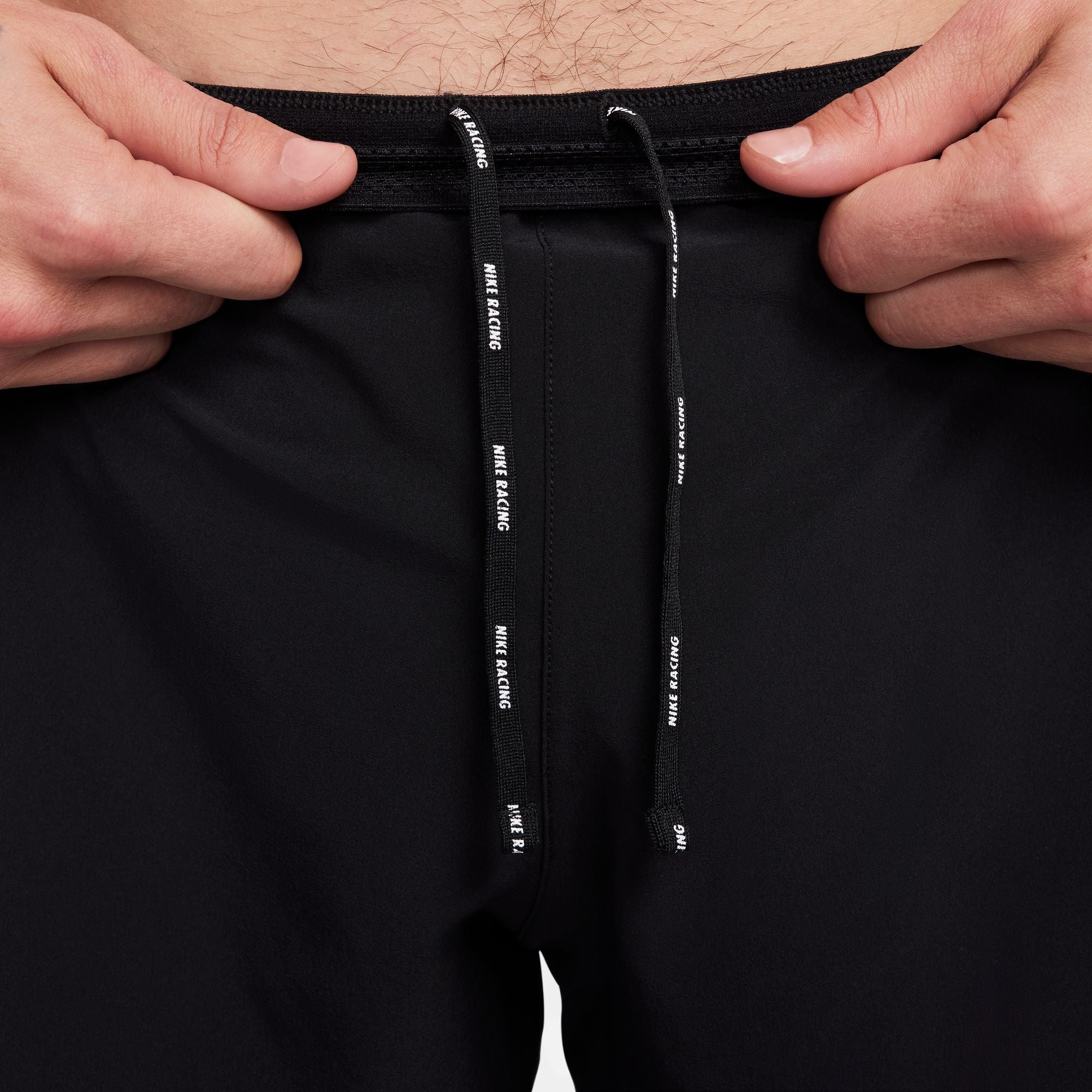 Nike Mens Dri-FIT ADV 4" Brief-Lined Aeroswift Short - Black/Summit White - Image 5