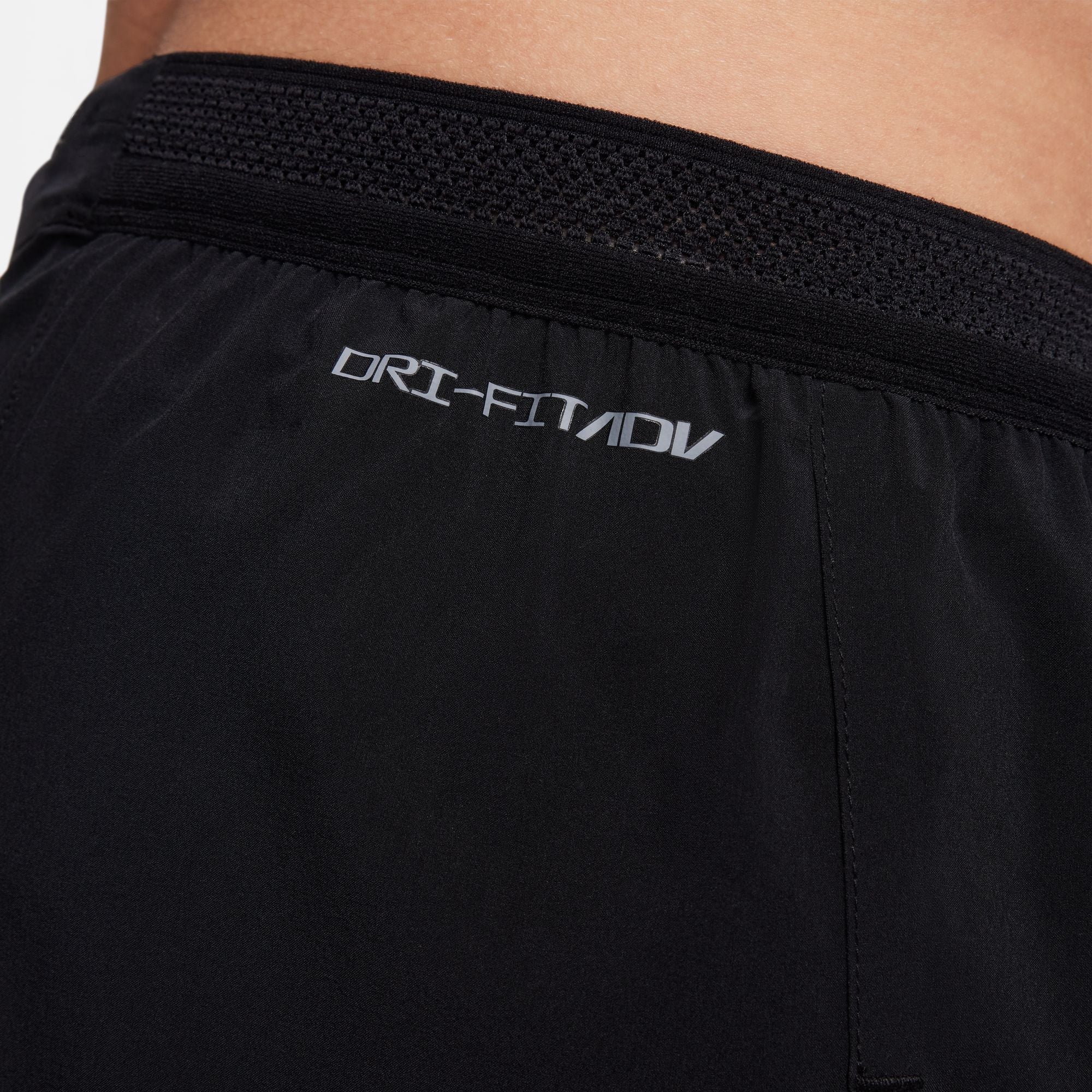 Nike Mens Dri-FIT ADV 4" Brief-Lined Aeroswift Short - Black/Summit White - Image 6