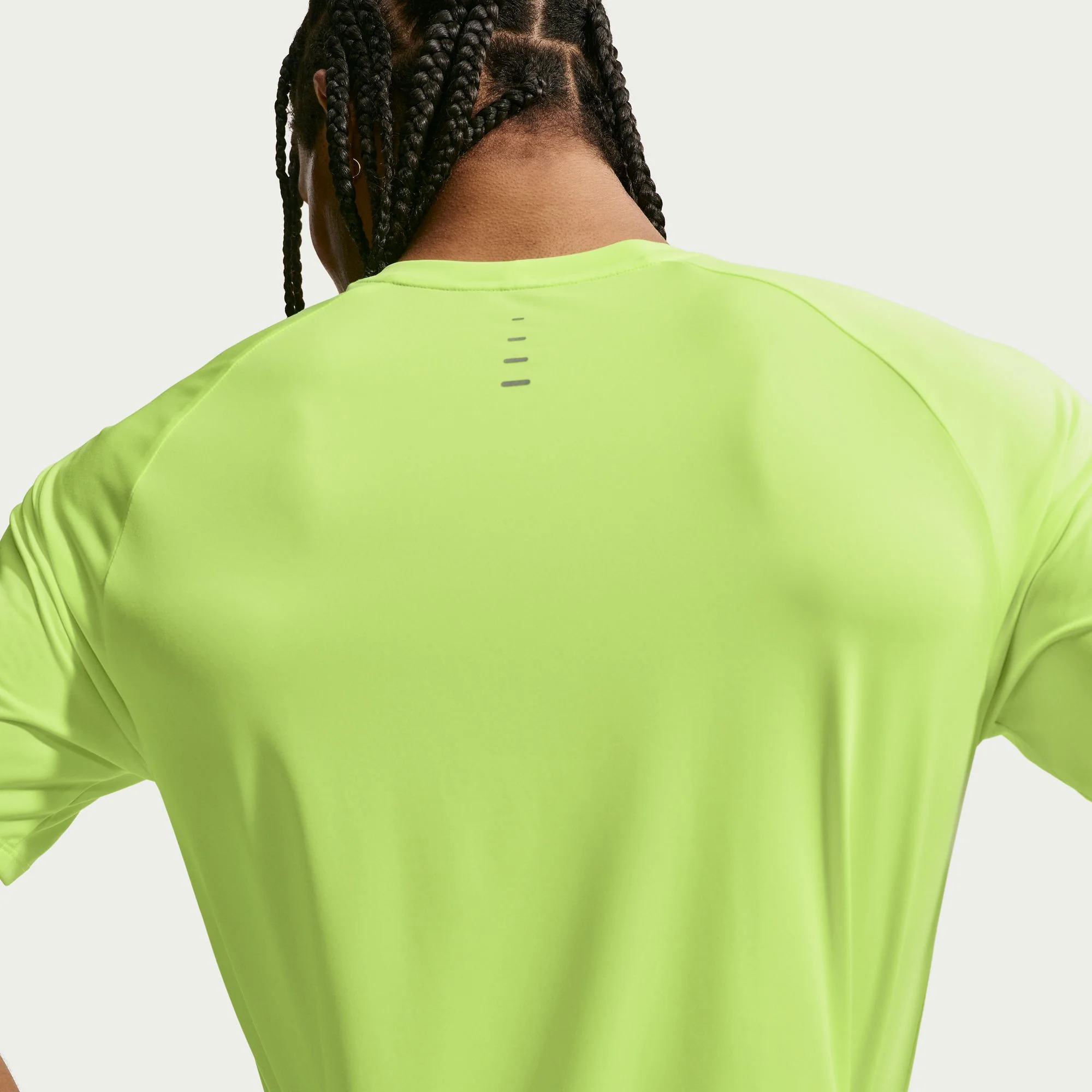 Nike Mens Dri-FIT ADV Short Sleeve Stride Tee - Volt Ice/Reflective Silver - SP26 - Image 4