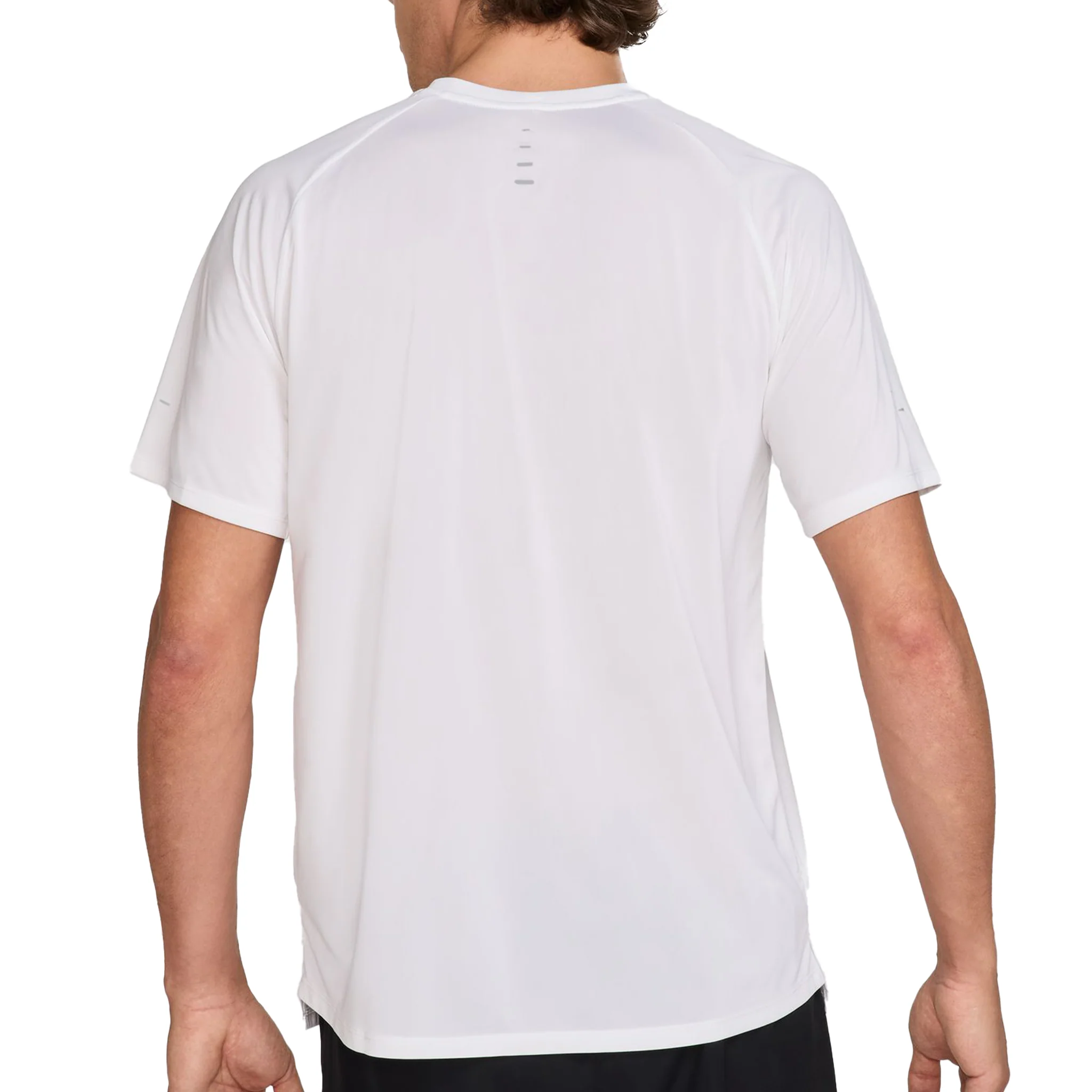 Nike Mens Dri-FIT ADV Short Sleeve Stride Tee - White/Reflective Silver - SP26 - Image 2