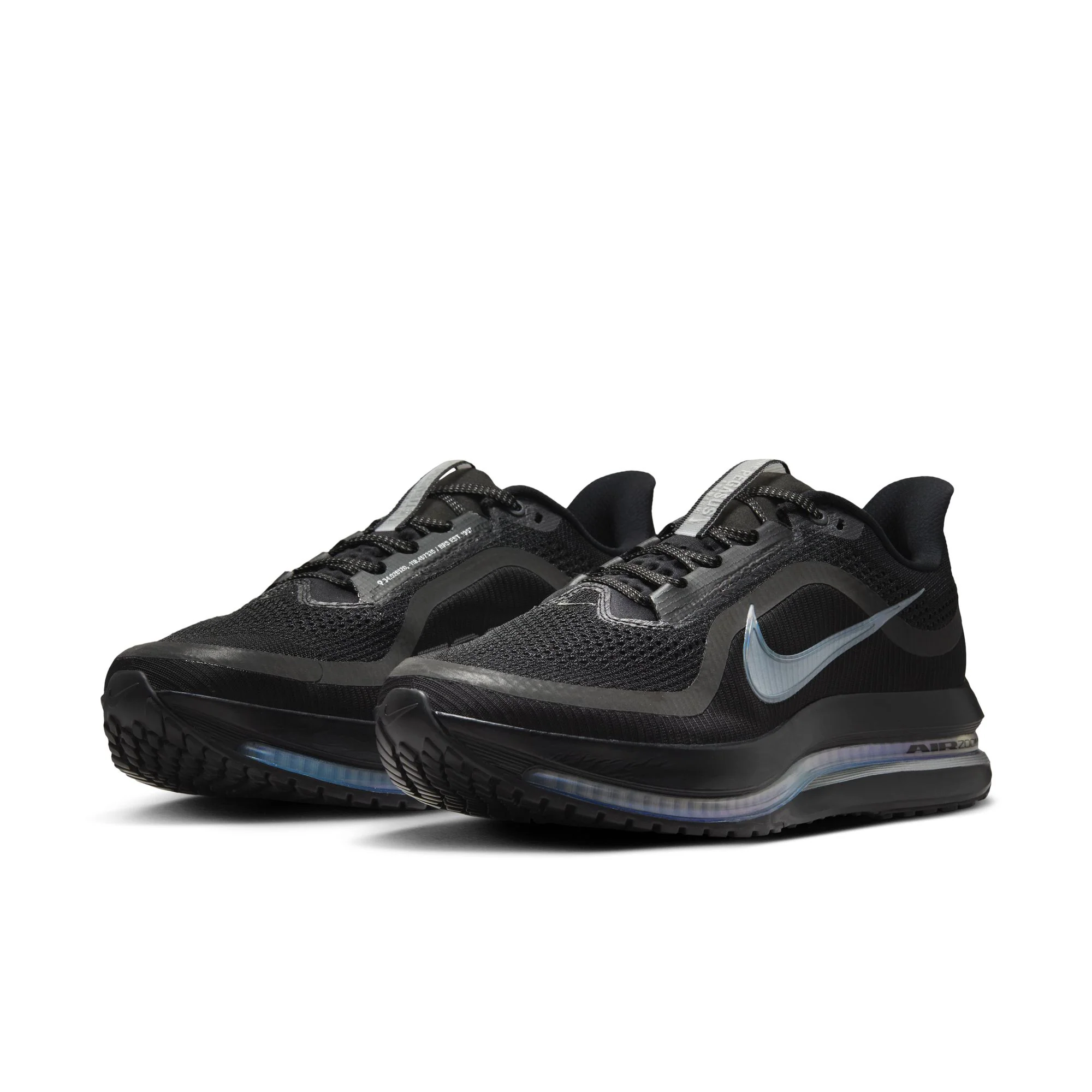Nike Mens Pegasus Premium - Black/Black/Metallic Silver - Neutral - FA25 - Image 6