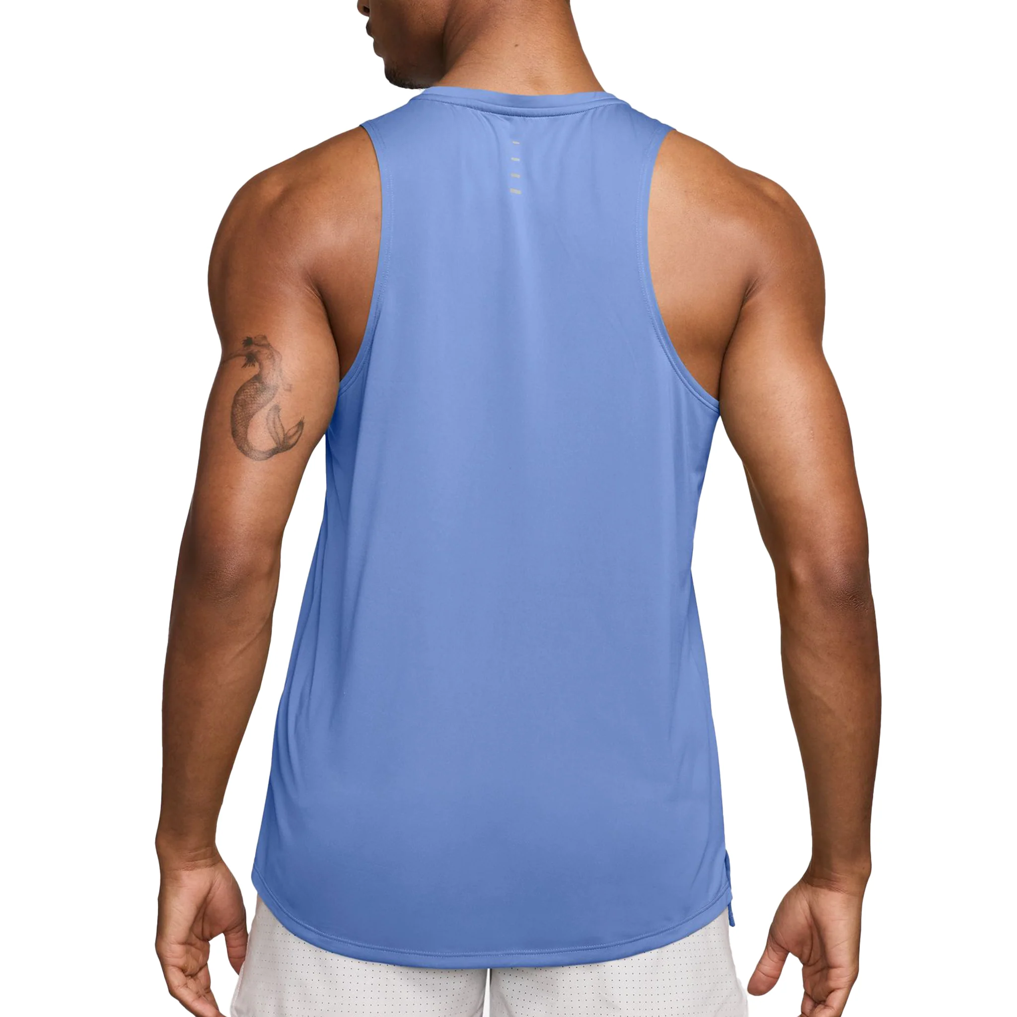 Nike Mens Stride Dri-FIT ADV Running Tank - Royal Pulse/Reflective Silver - SP26 - Image 2