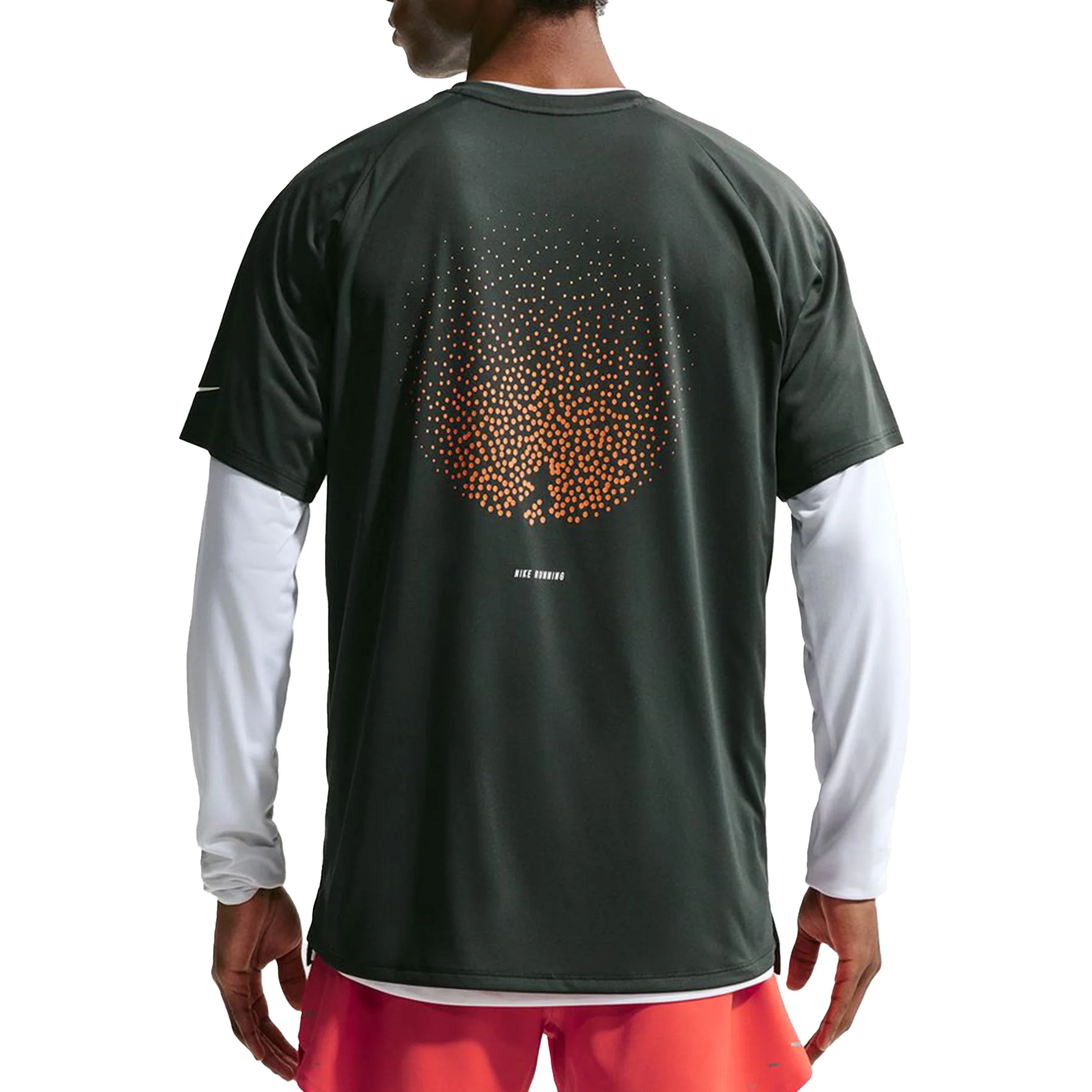 Nike Mens Stride Dri-FIT ADV S/S Running Tee - Black Spruce - SP26 - Image 2