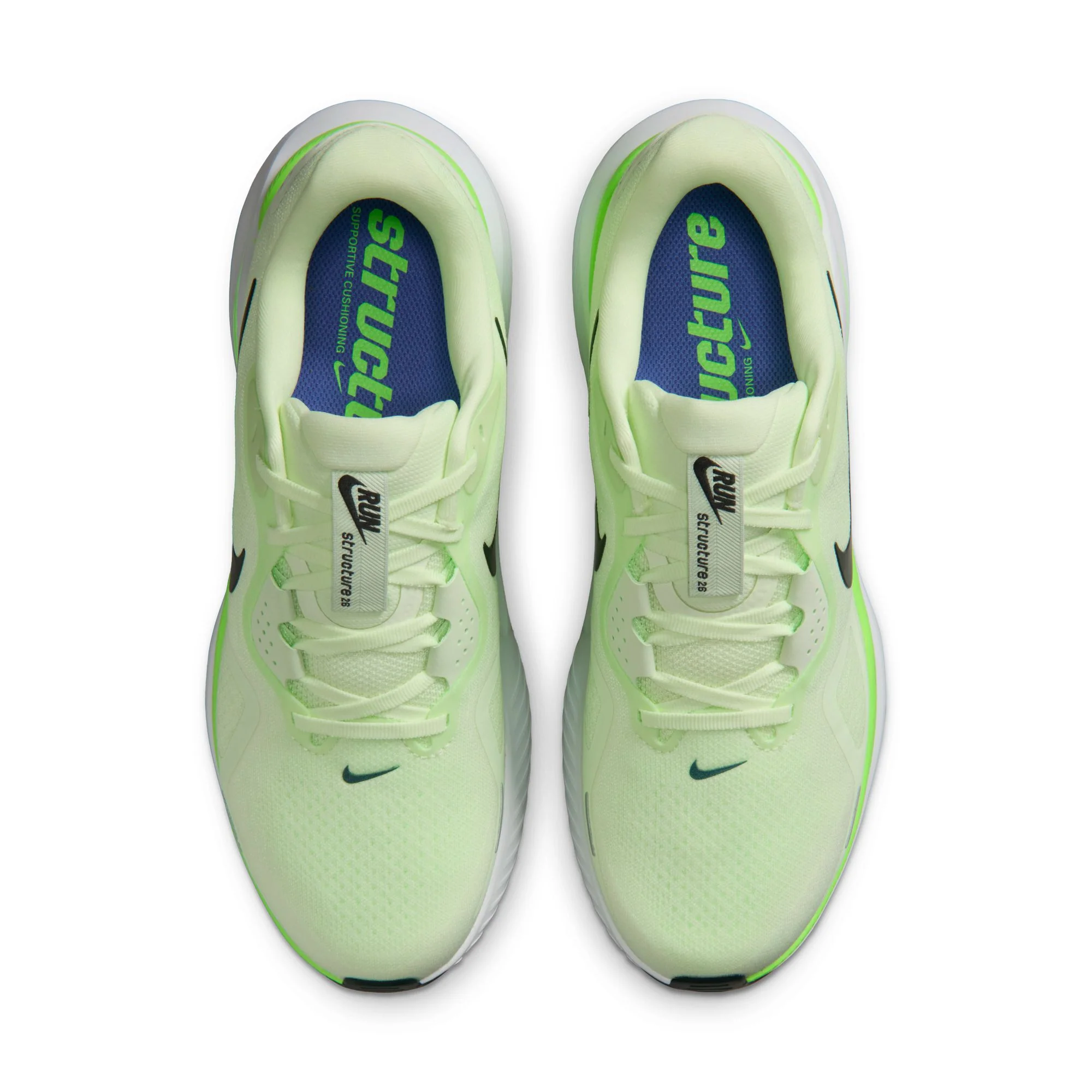 Nike Mens Structure 26 - Volt Tint/Black Spruce/Lime Blast - Stability - SU26 - Image 6