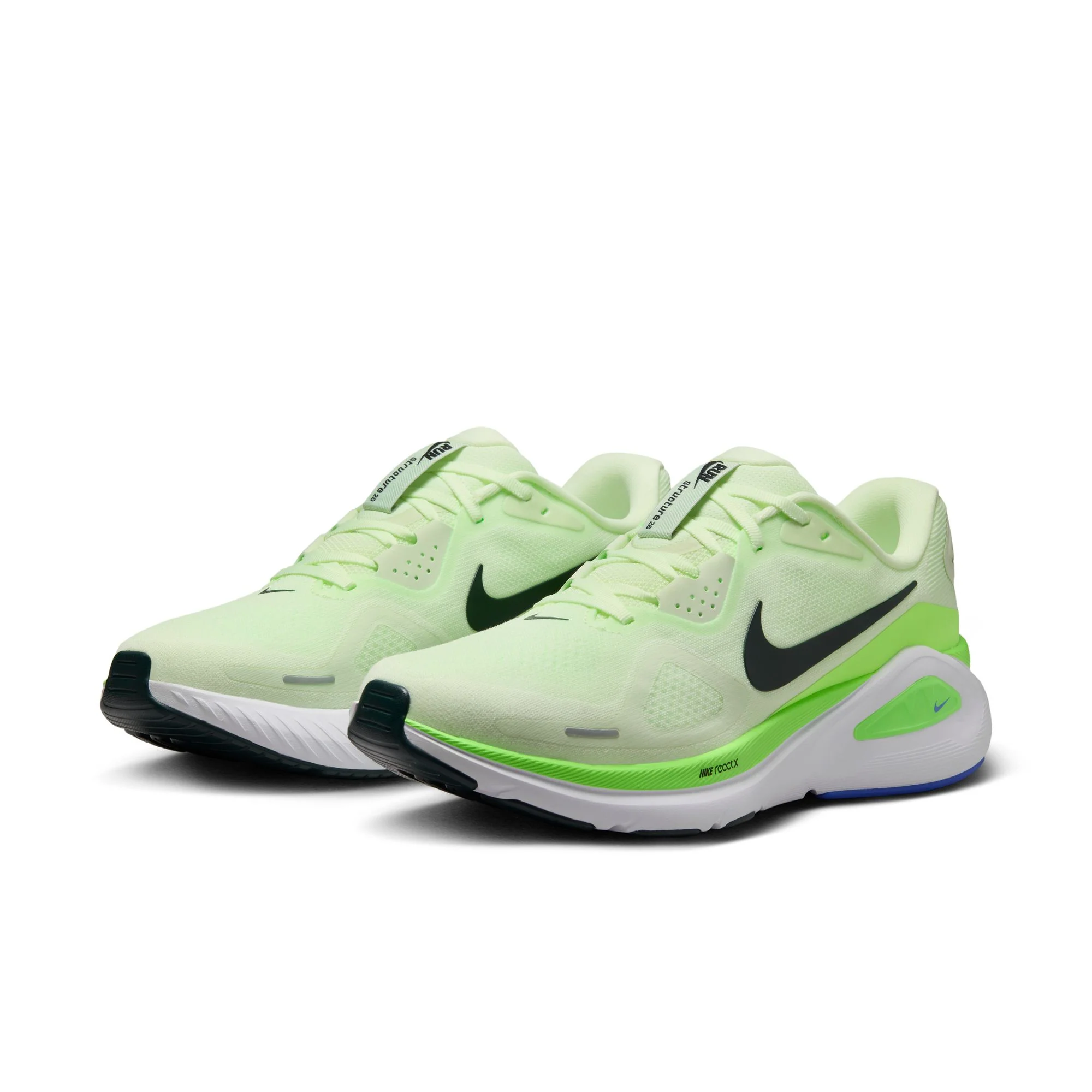 Nike Mens Structure 26 - Volt Tint/Black Spruce/Lime Blast - Stability - SU26 - Image 8