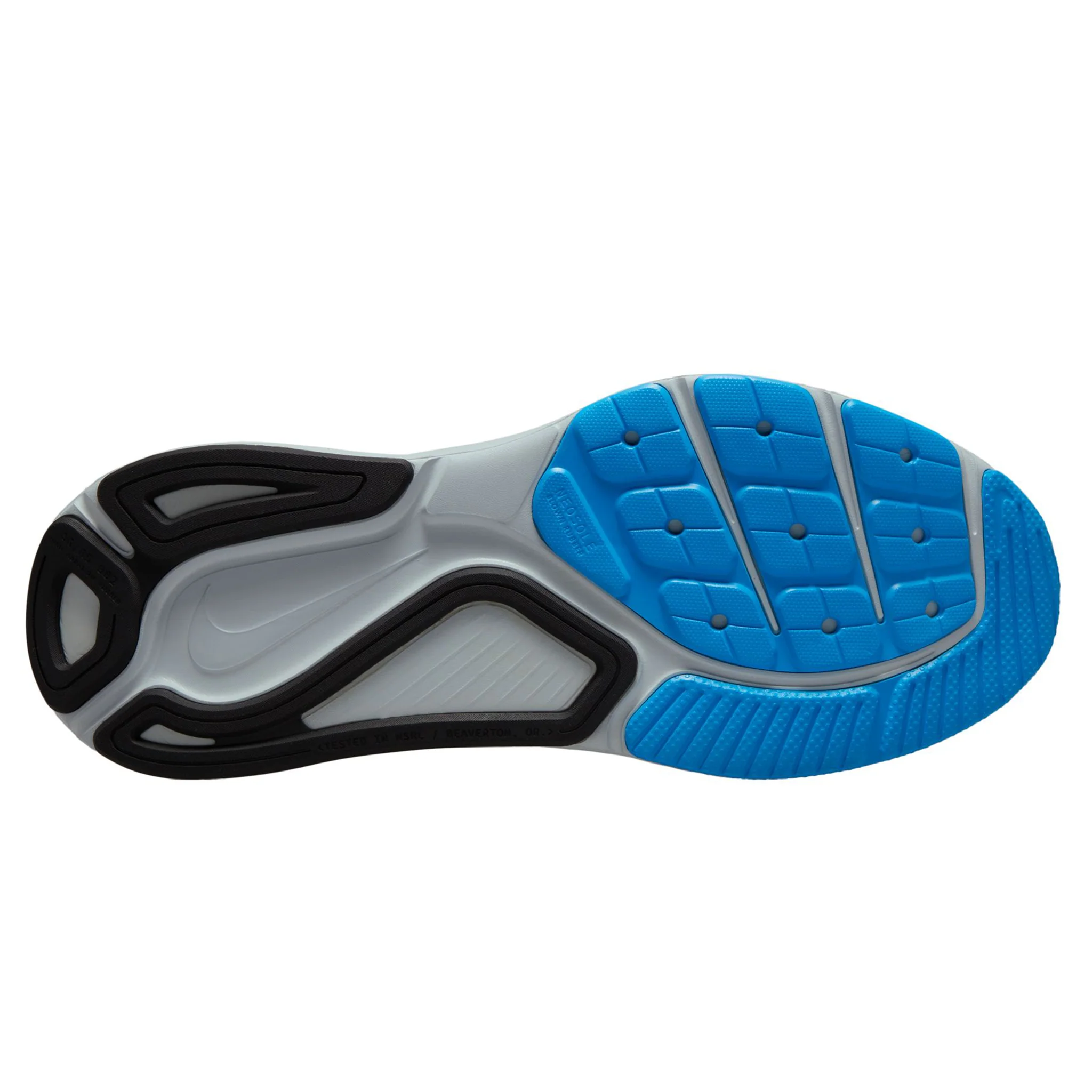 Nike Mens Structure 26 - White/Black/Blue Hero/Pure Platinum - Stability - HO25 - Image 2