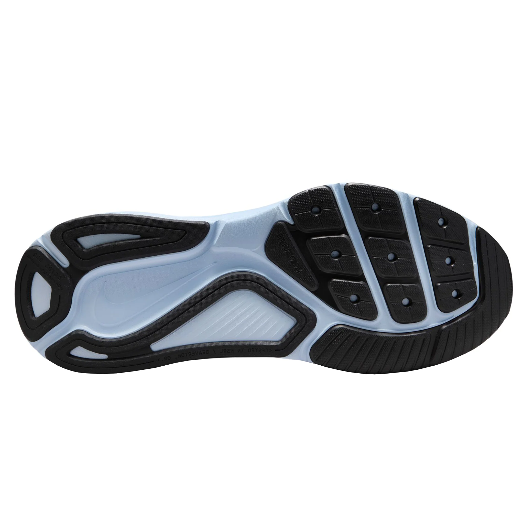 Nike Mens Structure 26 - White/Black/Hydrogen Blue/Total Orange - Stability - SU26 - Image 2