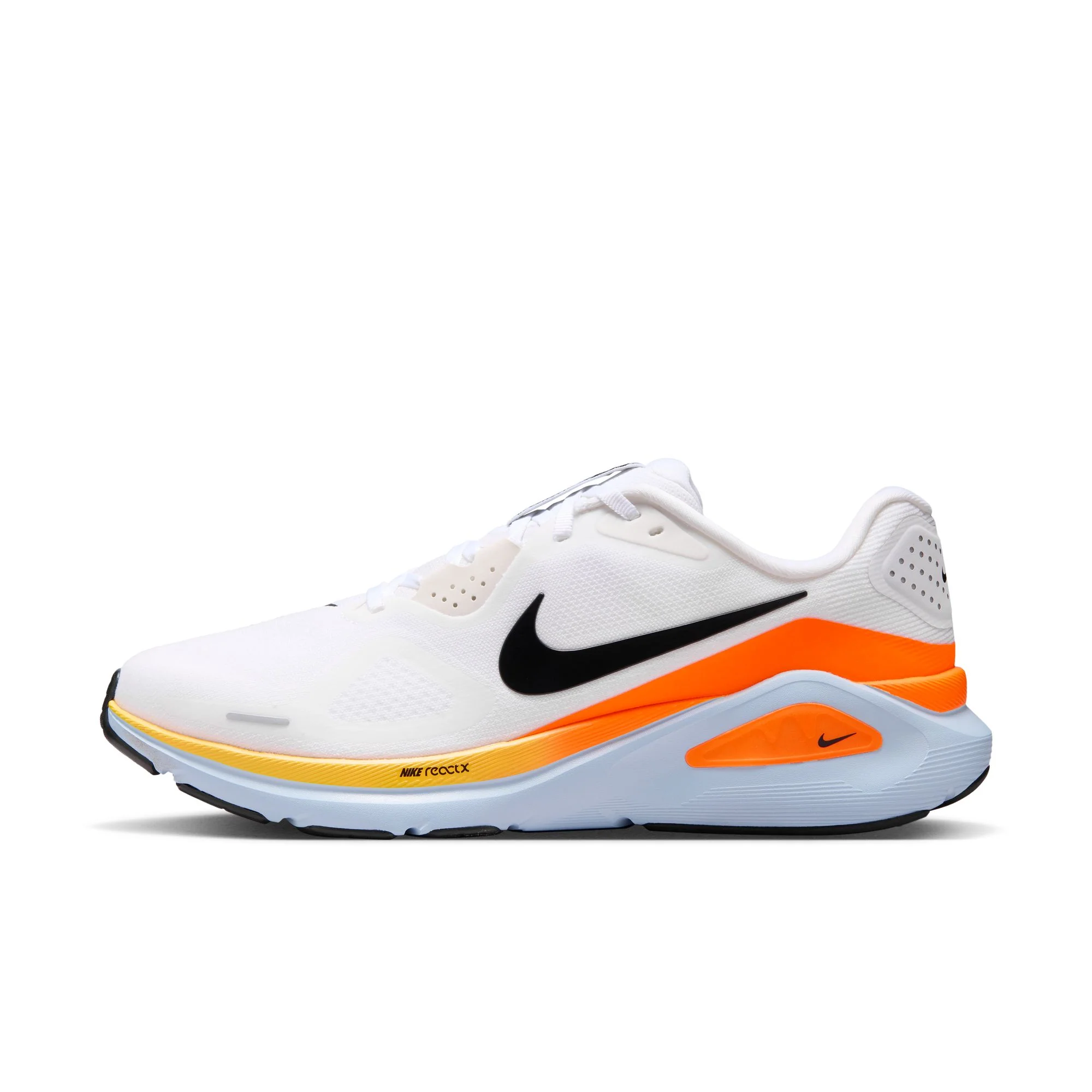 Nike Mens Structure 26 - White/Black/Hydrogen Blue/Total Orange - Stability - SU26 - Image 3
