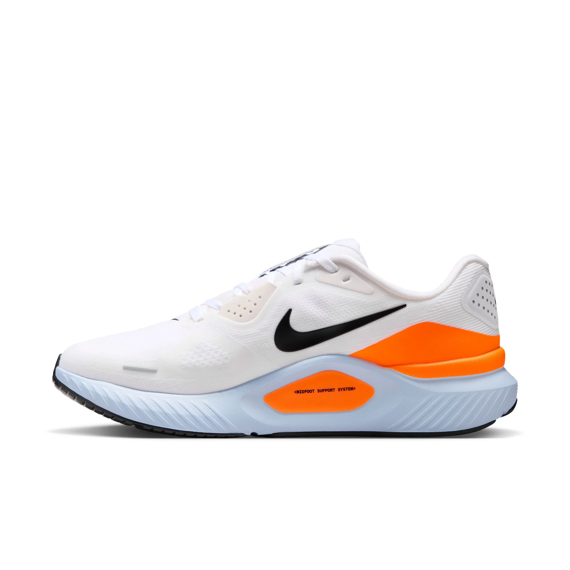 Nike Mens Structure 26 - White/Black/Hydrogen Blue/Total Orange - Stability - SU26 - Image 7