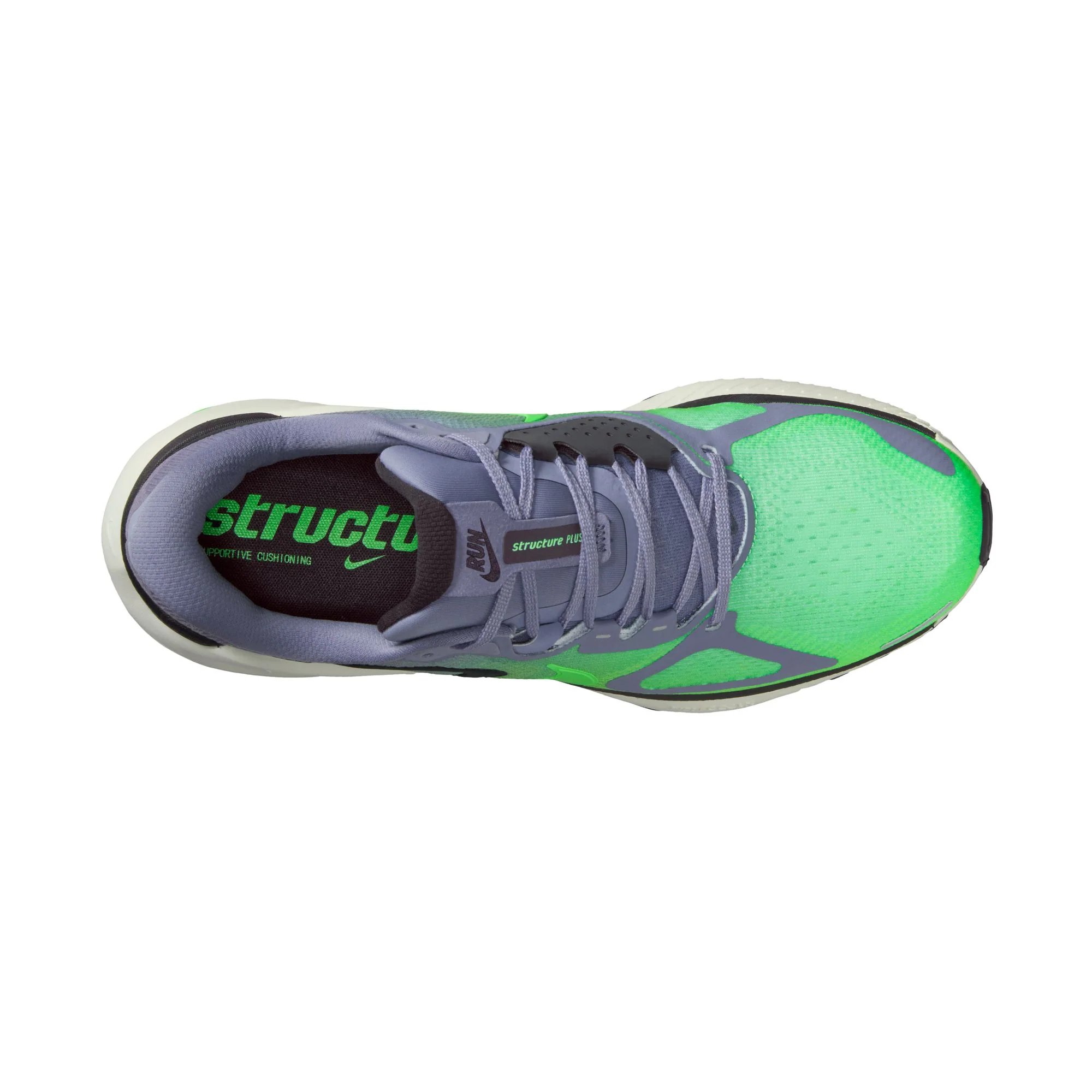 Nike Mens Structure Plus - Iron Purple/Voltage Green/Off Noir/Sail - Stability - SP26 - Image 4