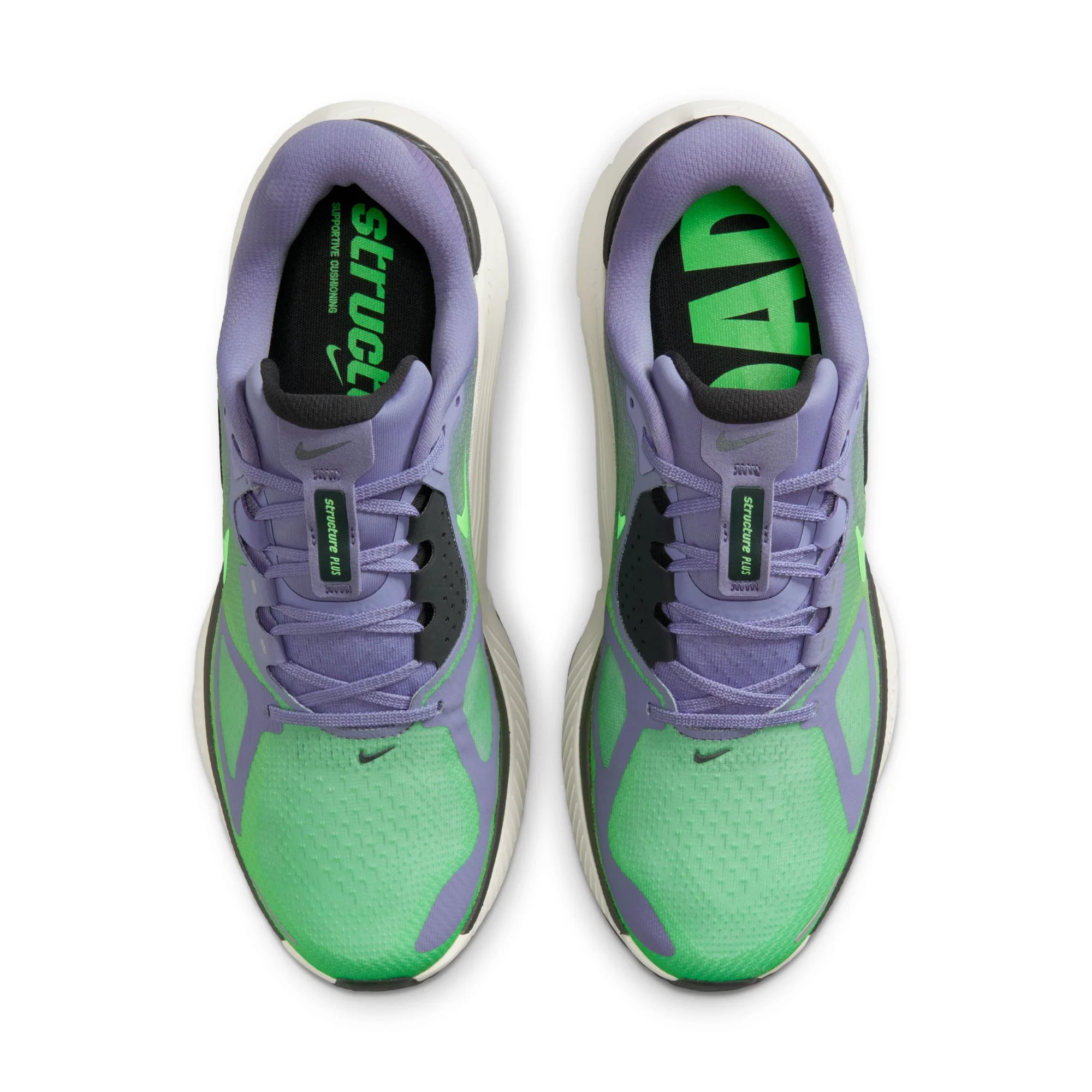 Nike Mens Structure Plus - Iron Purple/Voltage Green/Off Noir/Sail - Stability - SP26 - Image 6