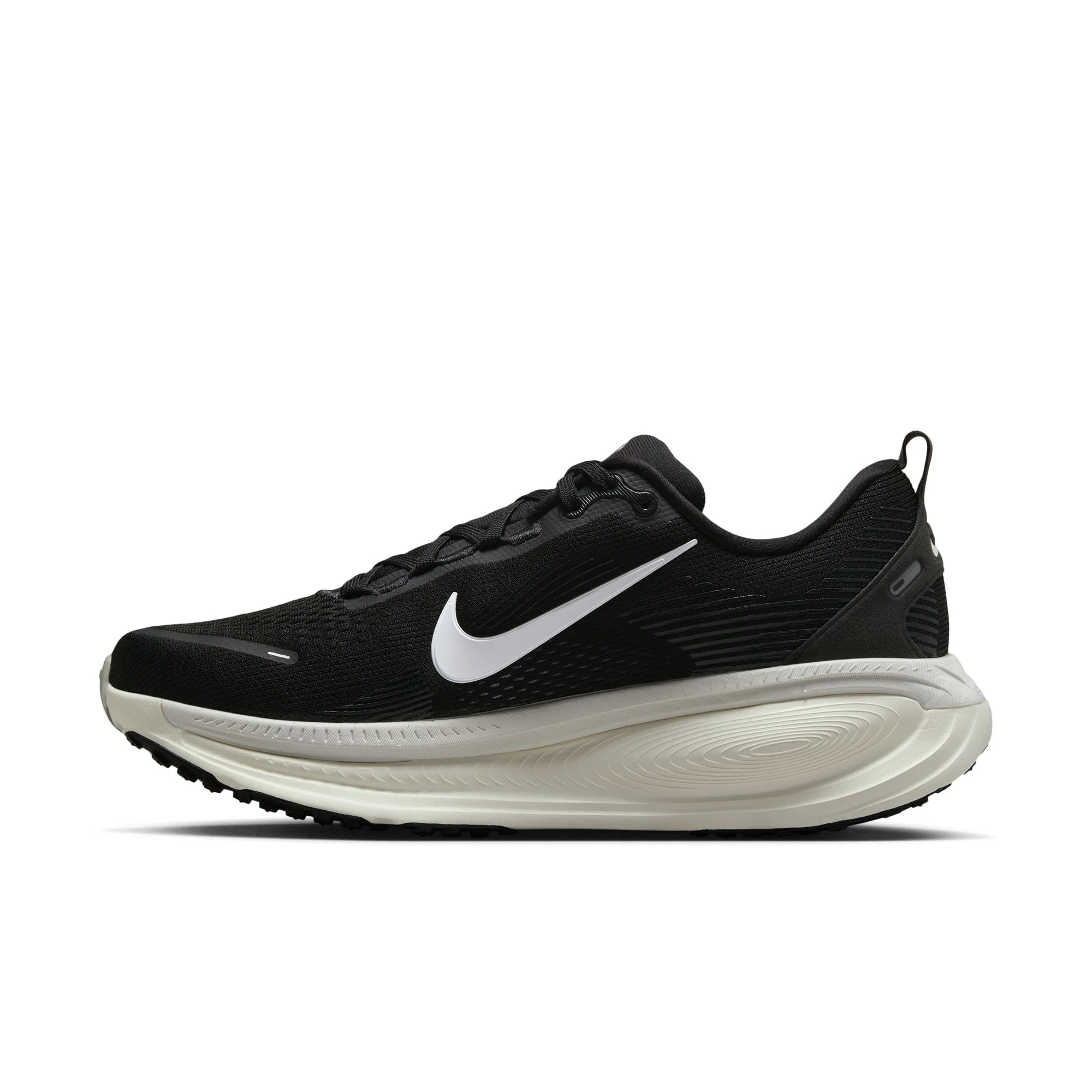 Nike Mens Vomero 18 - Black/Coconut Milk/Summit White - Neutral - SP25 - Image 3