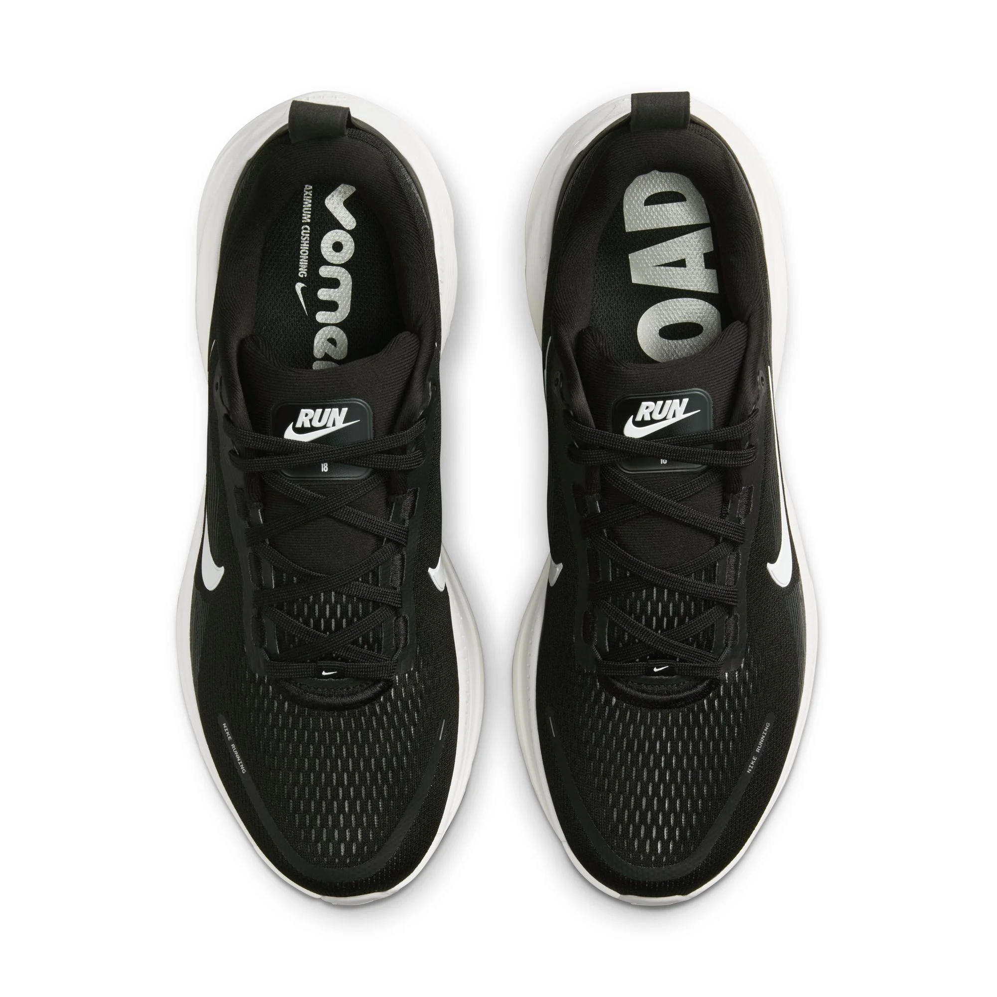 Nike Mens Vomero 18 - Black/Coconut Milk/Summit White - Neutral - SP25 - Image 4