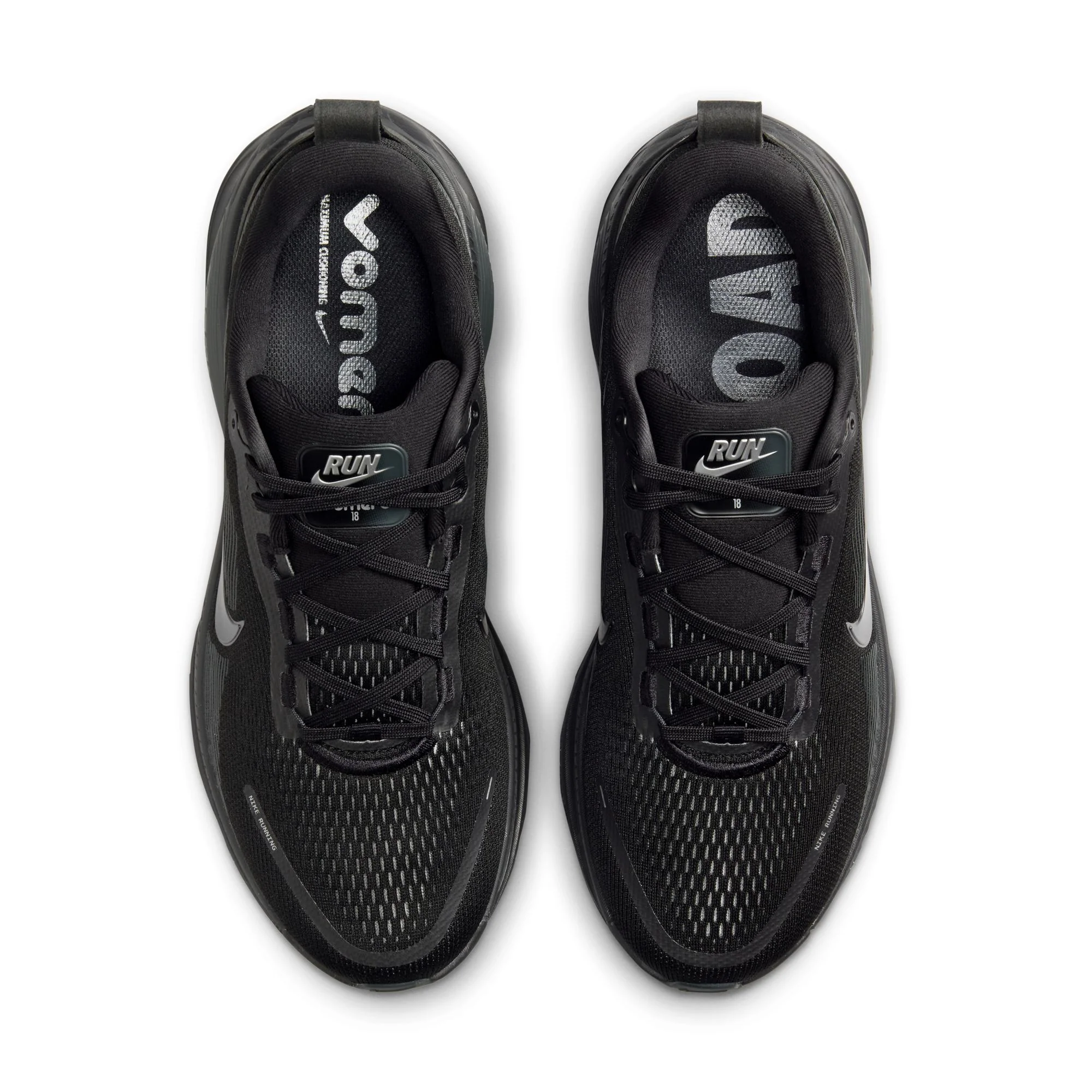 Nike Mens Vomero 18 - Black/Dark Smoke Grey/Black- Neutral - SP25 - Image 8