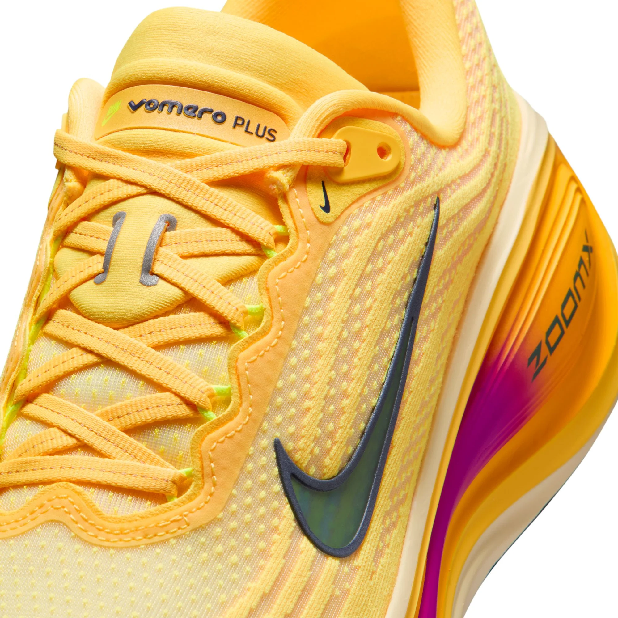 Nike Mens Vomero Plus - Citron Pulse/Blue Void/Alabaster - Neutral - SP26 - Image 11