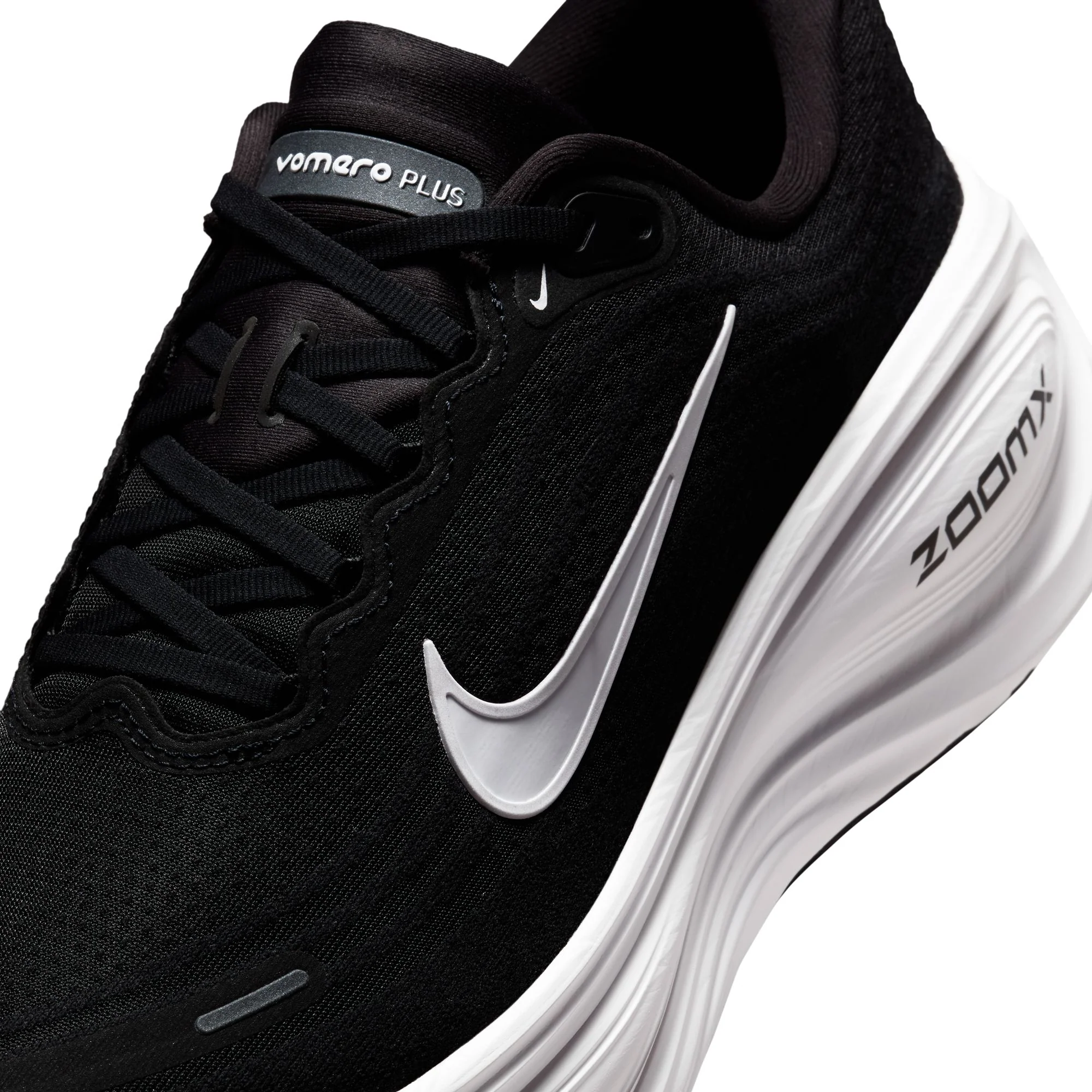 Nike Mens Vomero Plus Wide - 2E Width - Black/White/Cool Grey/Metallic Dark Grey - Neutral - FA25 - Image 10
