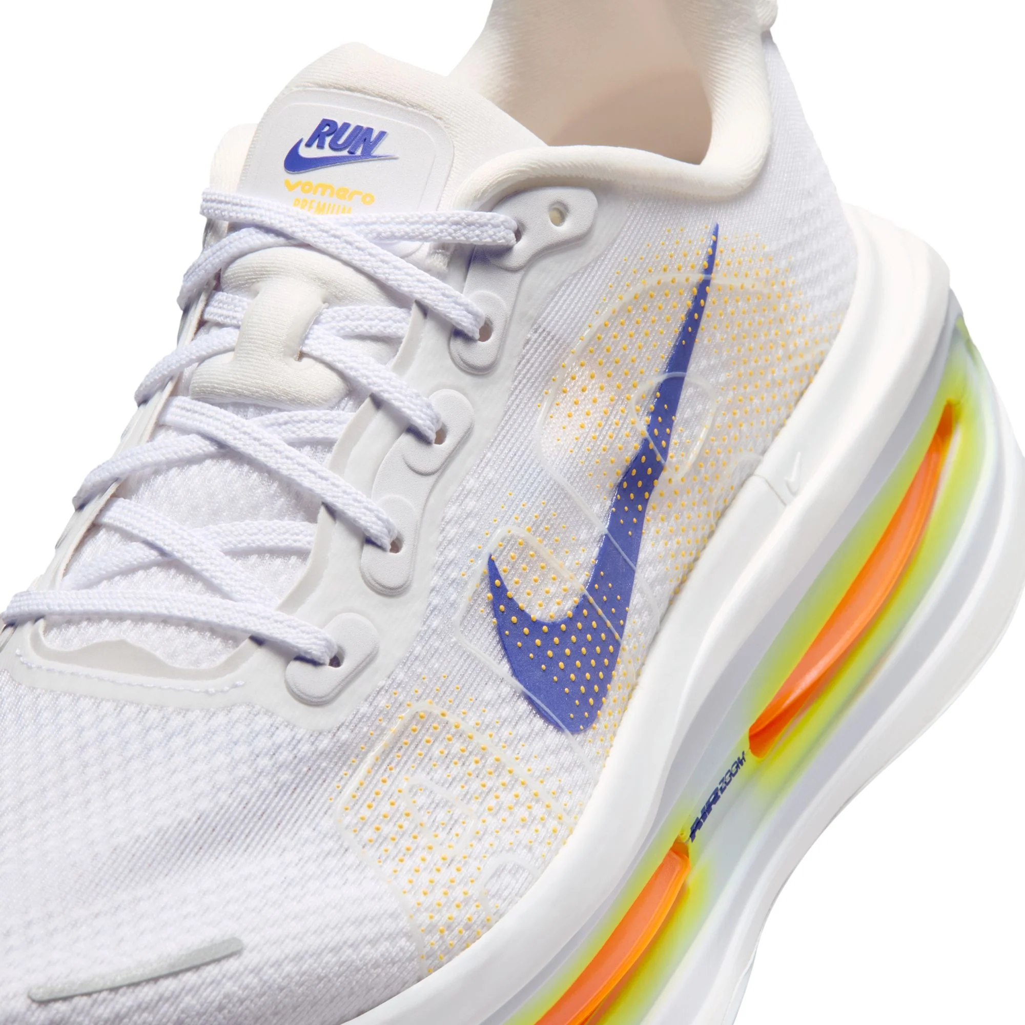 Nike Mens Vomero Premium - White/Lapis/Total Orange/Laser Orange - Neutral - SU26 - Image 4