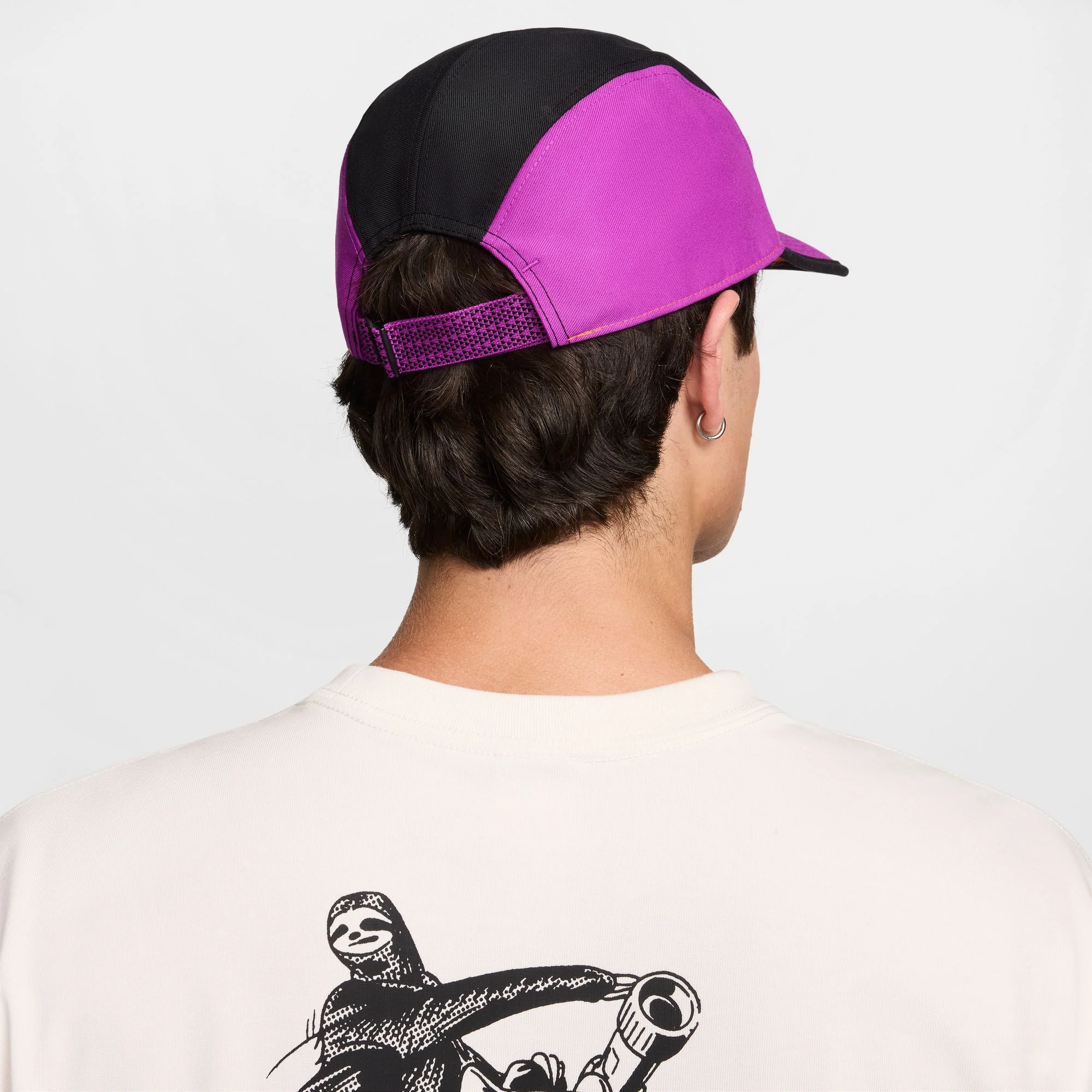 Nike Unisex ACG Fly Unstructured Cap - Safety Orange/Vivid Purple/Safety Orange - Image 8