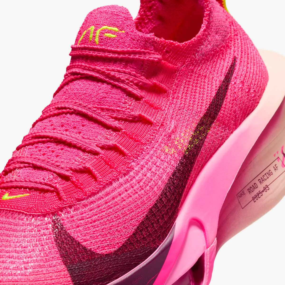 Nike Womens Alphafly 3 - Hyper Pink/Bordeaux/Crimson Tint - Neutral - HO25 - Image 11