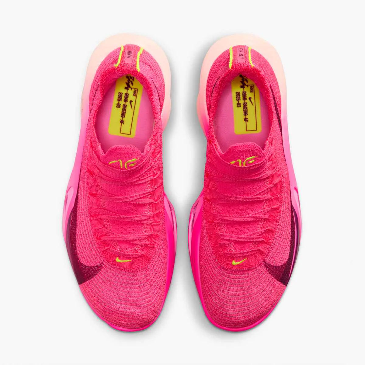 Nike Womens Alphafly 3 - Hyper Pink/Bordeaux/Crimson Tint - Neutral - HO25 - Image 3