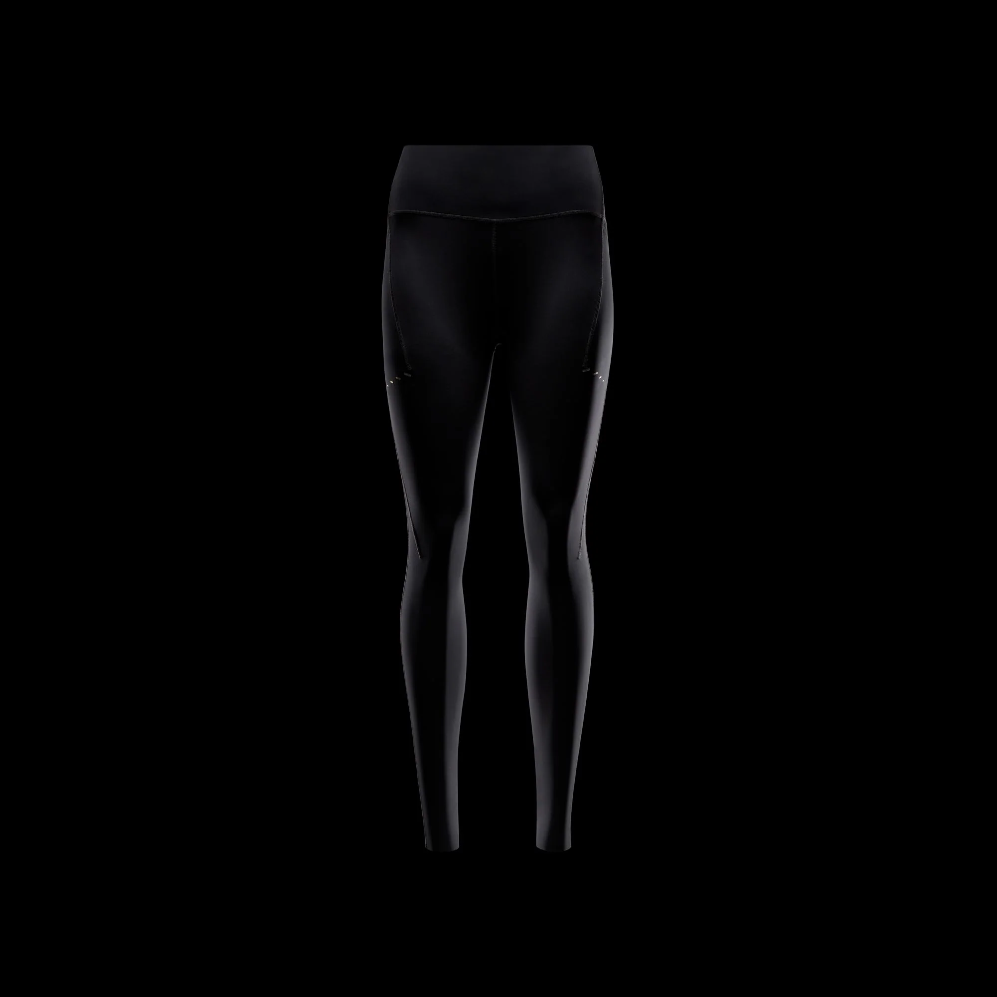 Nike Womens High Waisted 7/8 Swift Tight With Pockets - Black/Reflective Silver - Image 7