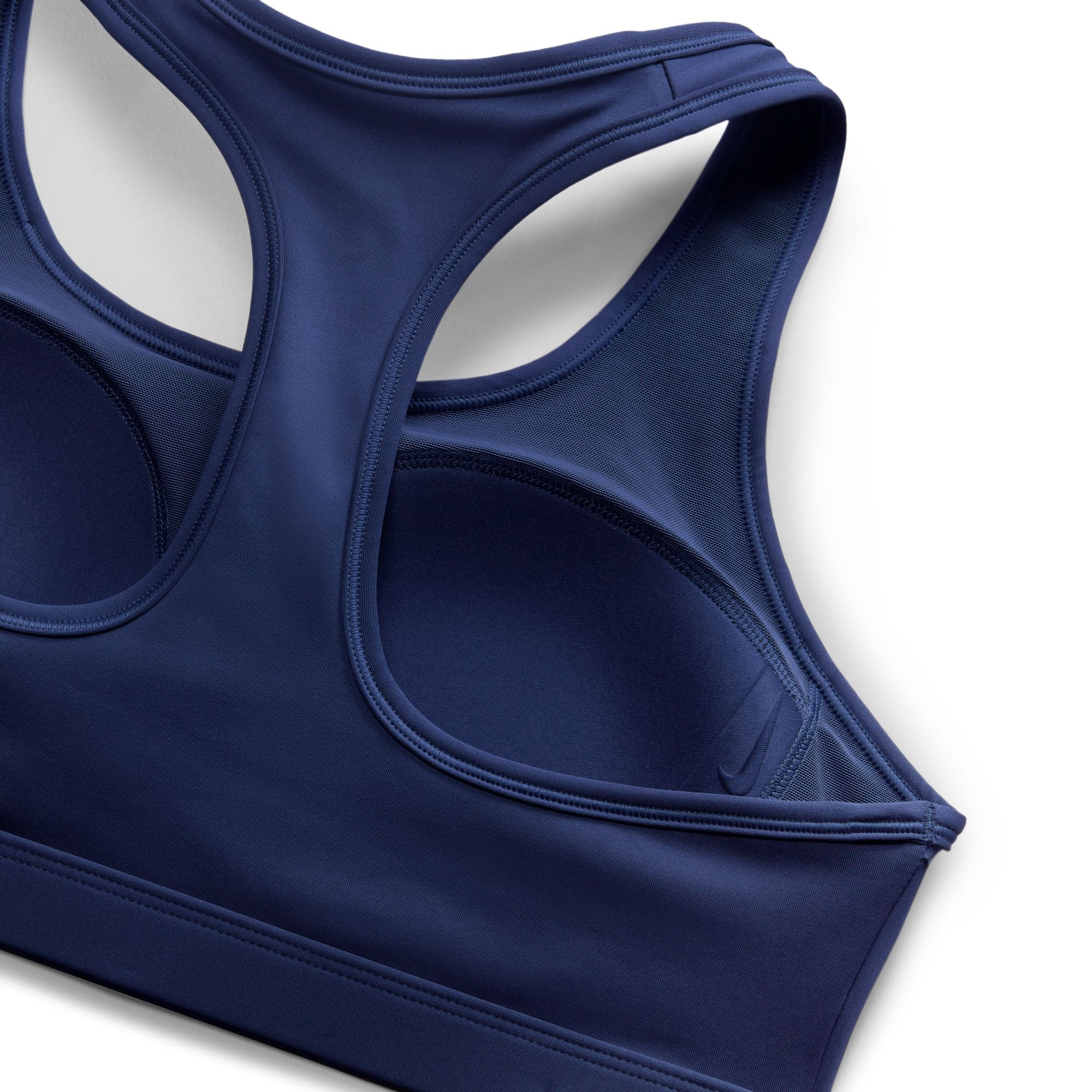 Nike Womens Medium Support Padded Sports Bra - Midnight Navy/White - FA25 - Image 7