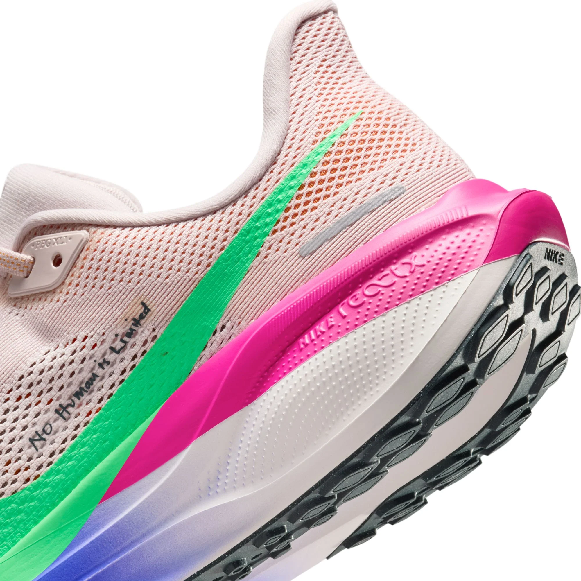 Nike Womens Pegasus 41 "Eliud Kipchoge" - Silt Red/Green Shock/Persian Violet - Neutral - HO25 - Image 3