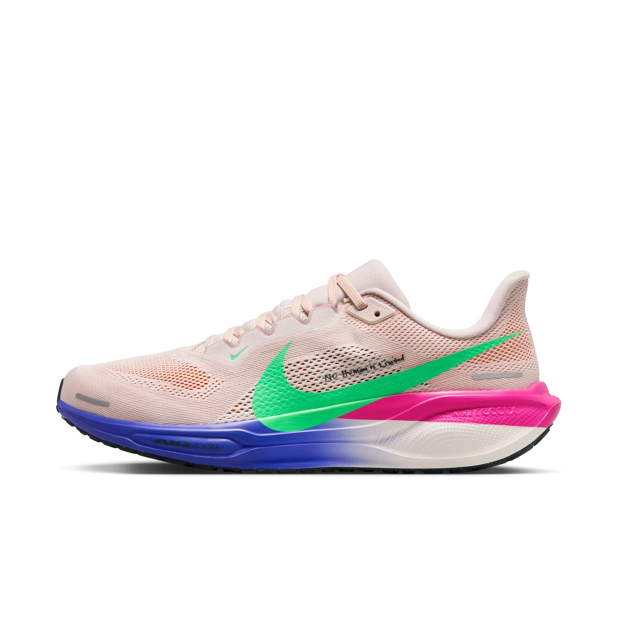 Nike Womens Pegasus 41 "Eliud Kipchoge" - Silt Red/Green Shock/Persian Violet - Neutral - HO25 - Image 6