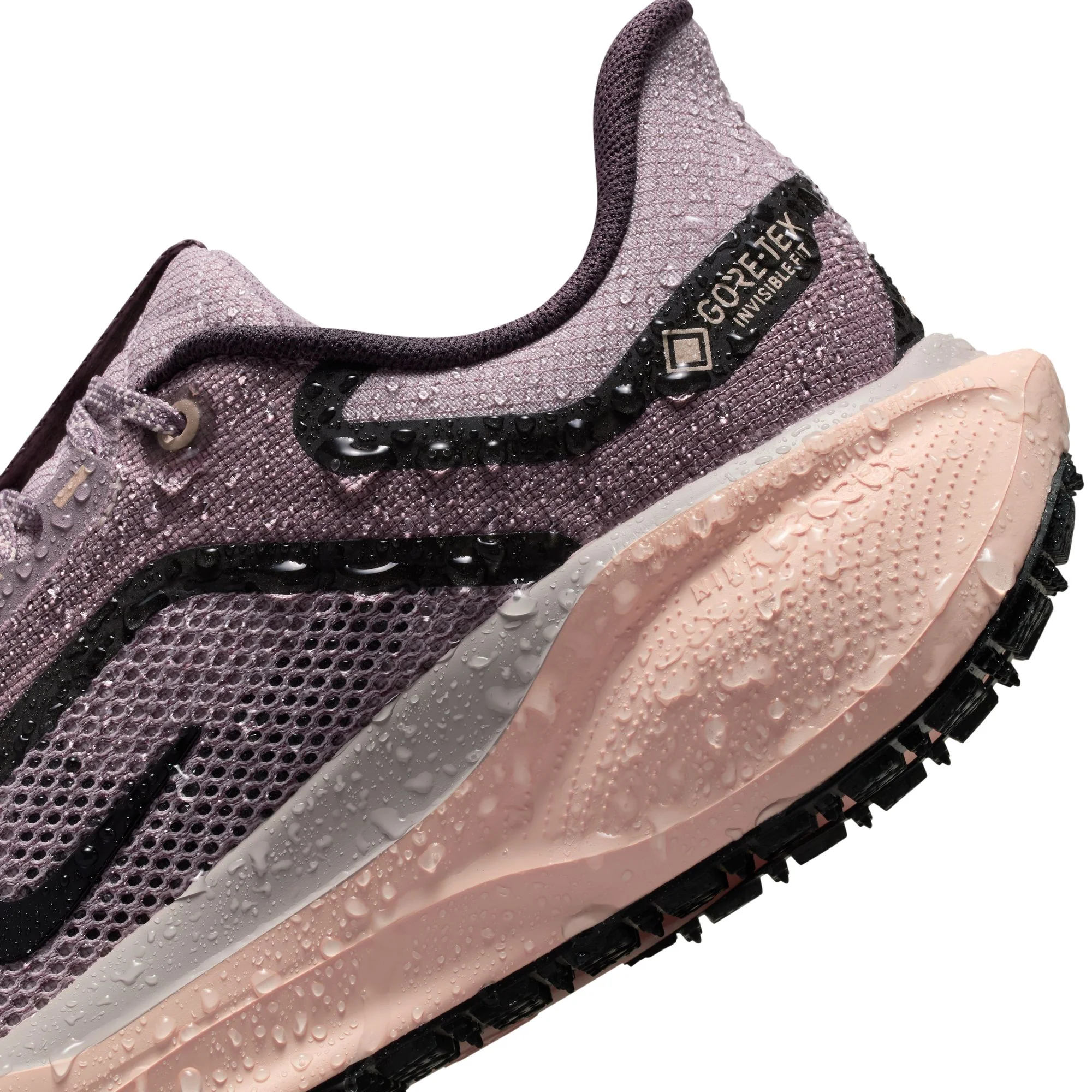 Nike Womens Pegasus 41 GTX - Platinum Violet/Black/Crimson Tint - Neutral - HO25 - Image 11