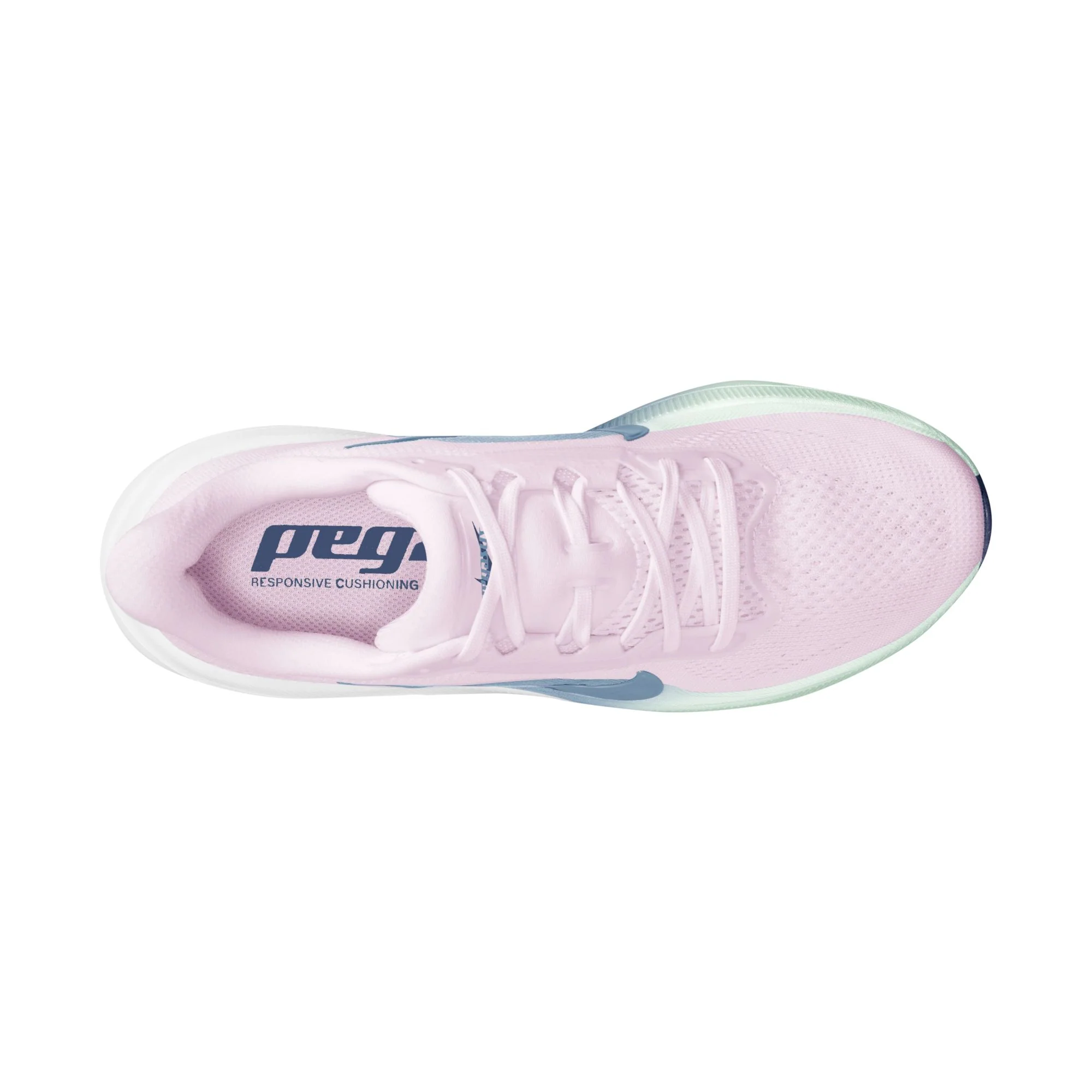 Nike Womens Pegasus 42 - Bleached Lilac/Blue Void/Work Blue - Neutral - SU26 - Image 4