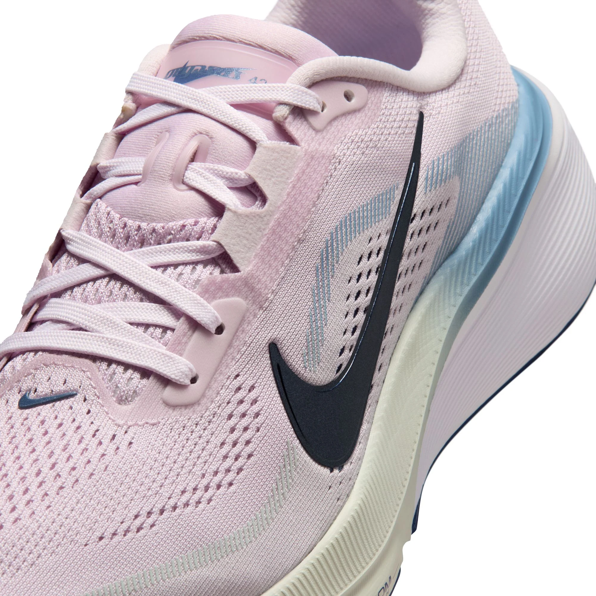Nike Womens Pegasus 42 - Bleached Lilac/Blue Void/Work Blue - Neutral - SU26 - Image 9