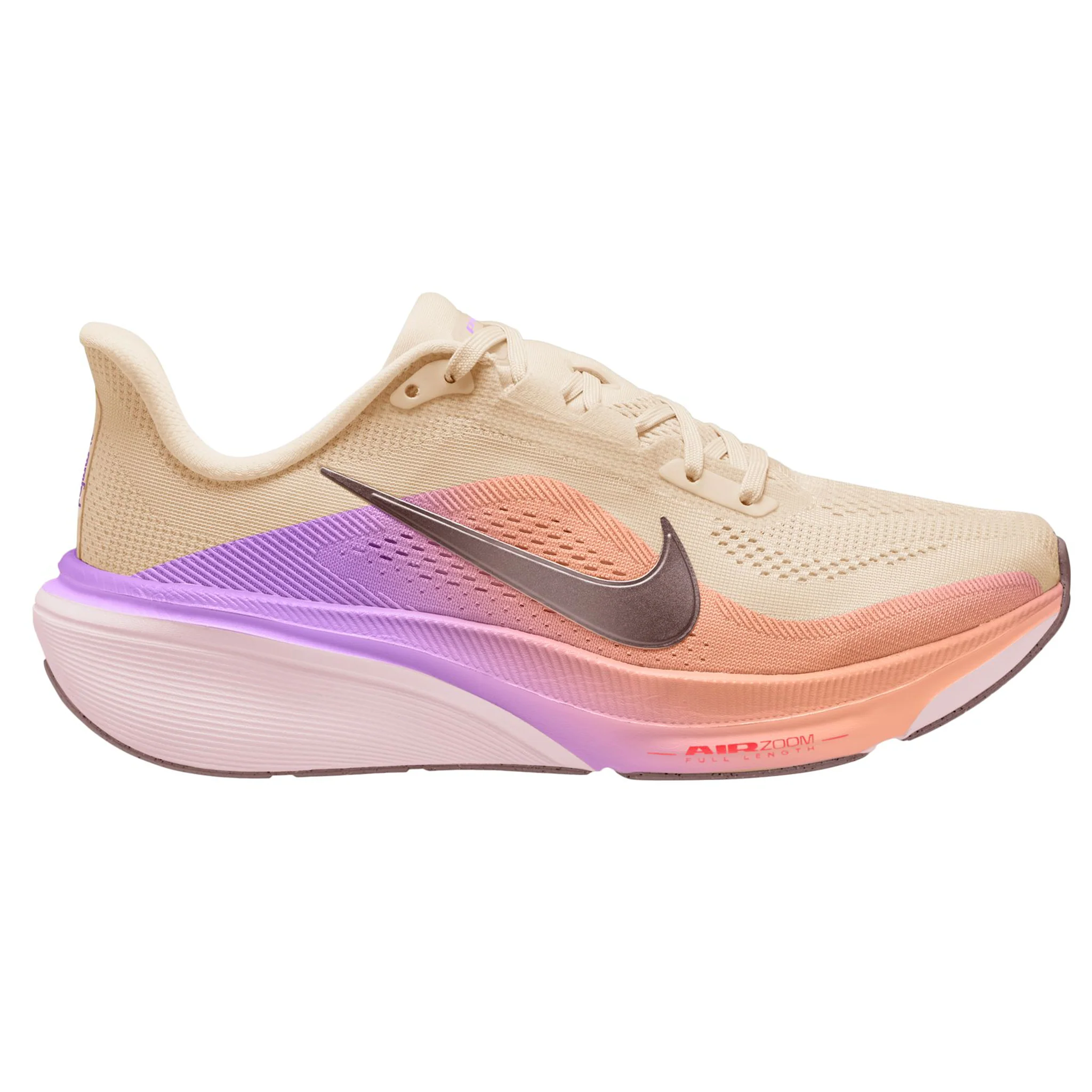 Nike Womens Pegasus 42 - Chalk/Tattoo/Orange Pulse/Bright Violet - Neutral - SU26