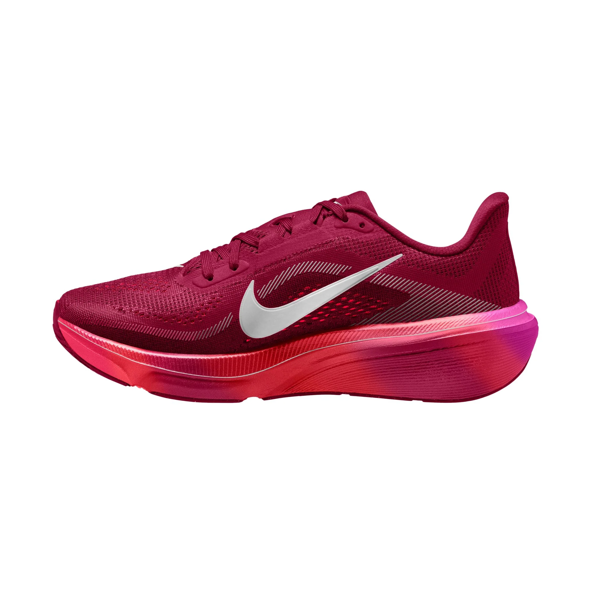 Nike Womens Pegasus 42 SE - Team Red/Barely Green/Atomic Pink - Neutral - SU26 - Image 3