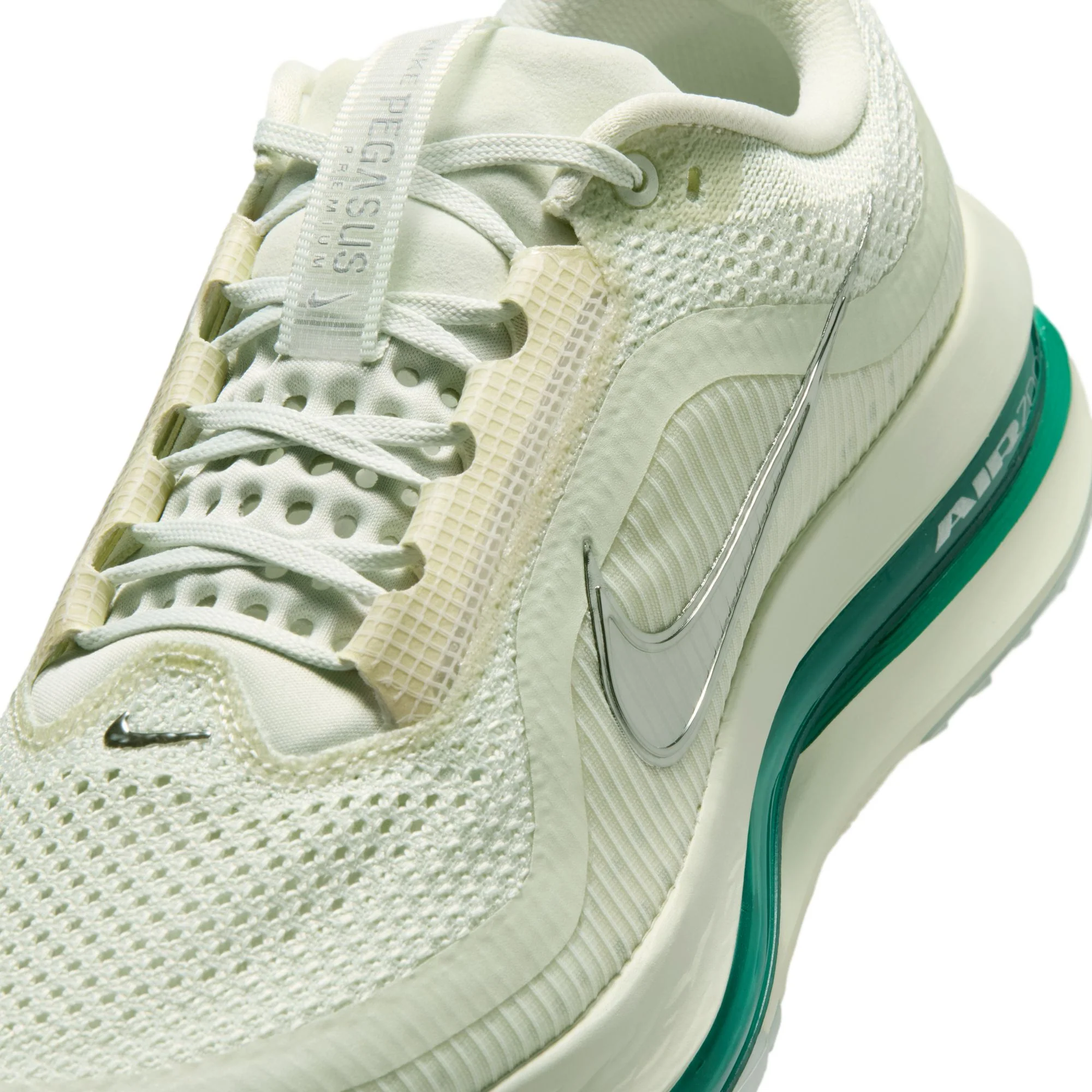 Nike Womens Pegasus Premium - Sea Glass/Metallic Silver/Malachite - Neutral - SU26 - Image 9