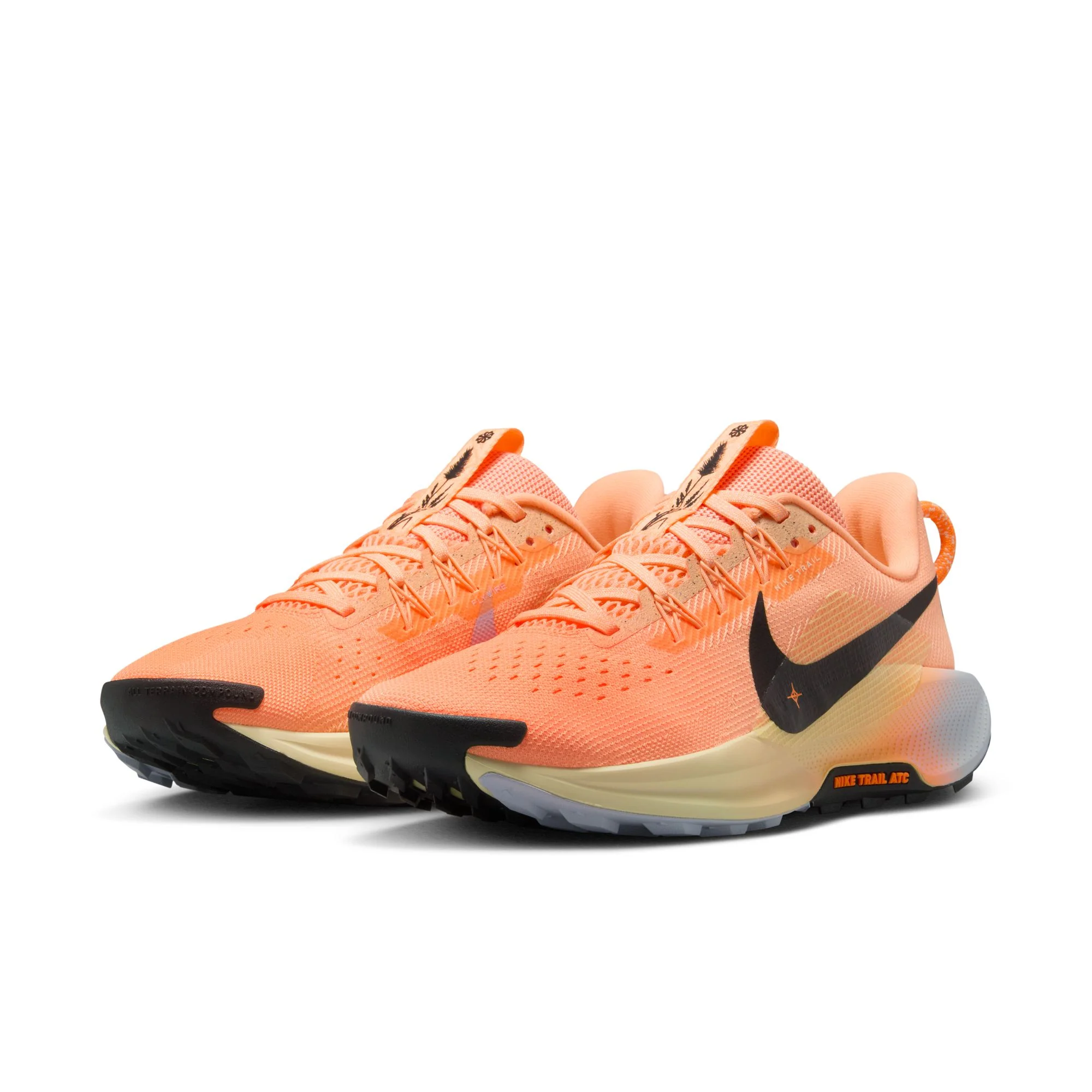 Nike Womens Pegasus Trail 5 - Orange Pulse/Black/Ghost/Alabaster - Trail - HO25 - Image 6
