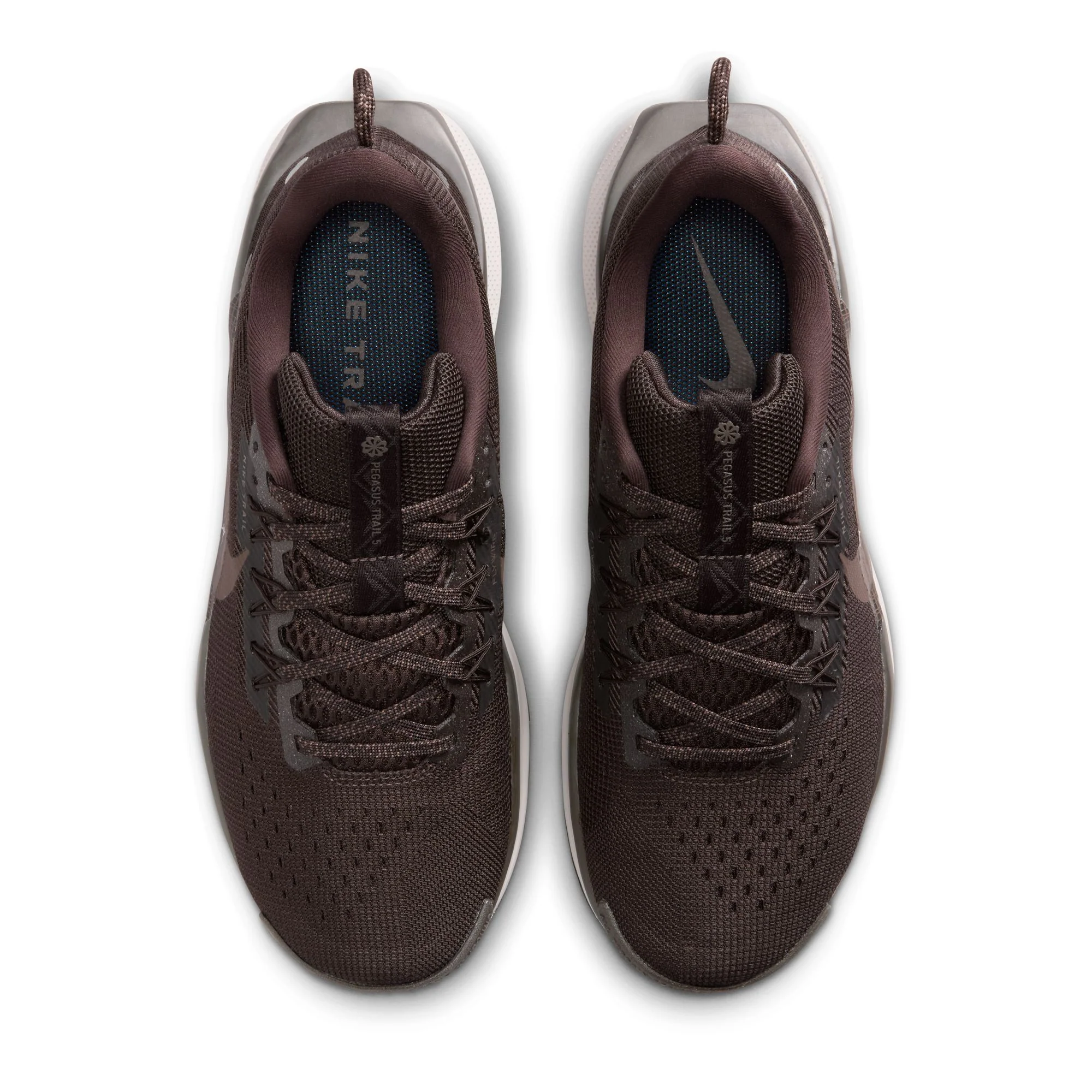 Nike Womens Pegasus Trail 5 - Velvet Brown/Ironstone/College Grey - Trail - HO25 - Image 6
