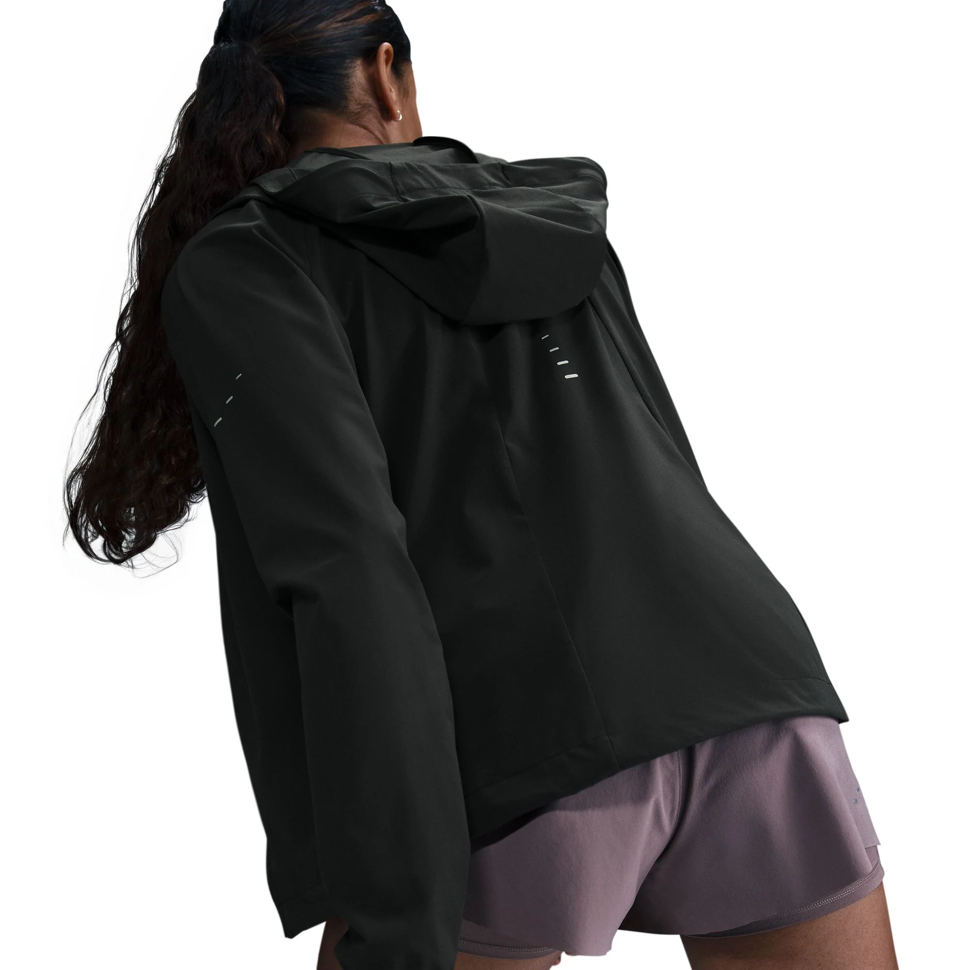 Nike Womens Repel Packable Swift Jacket - Black/Reflective Silver - HO25 - Image 5
