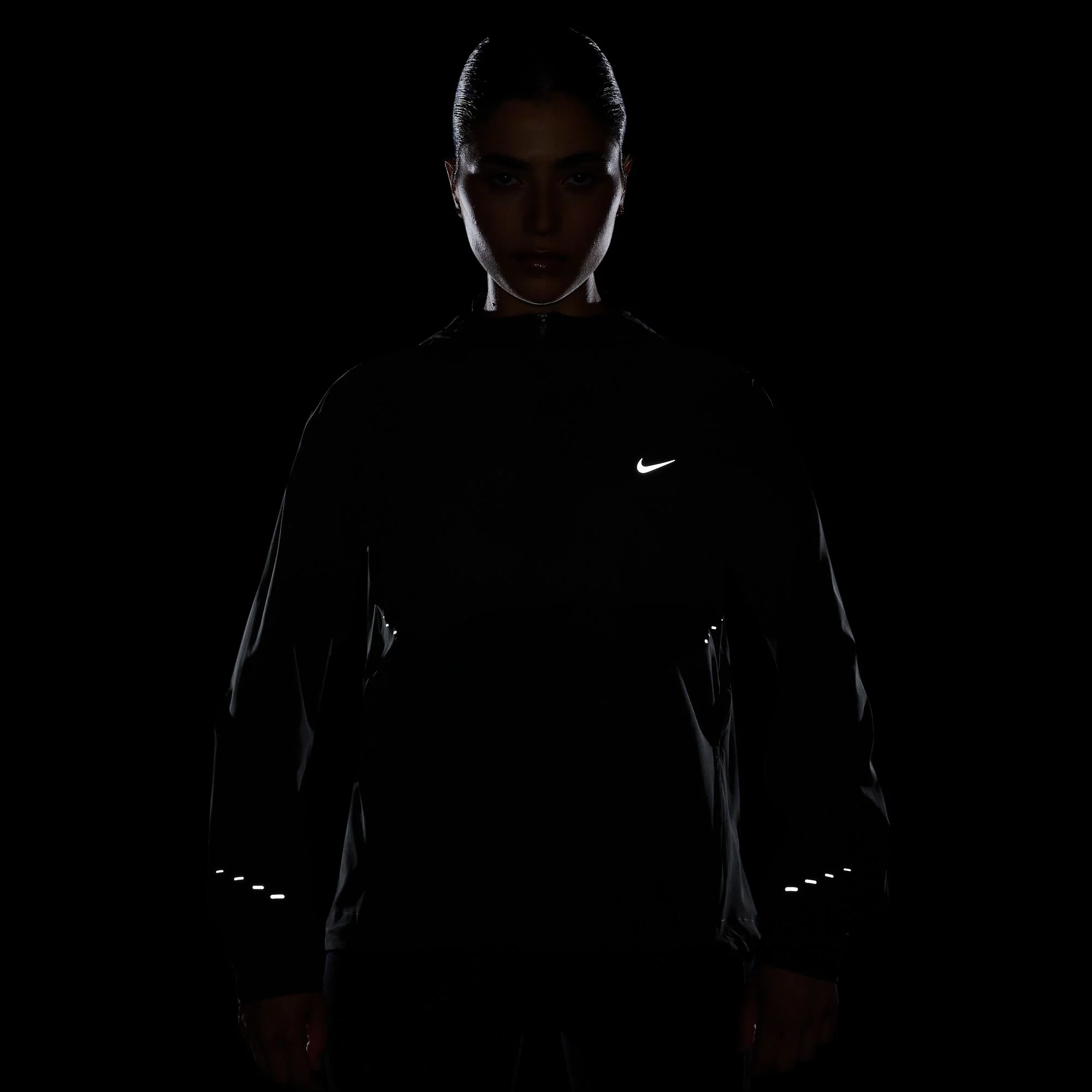 Nike Womens Repel Packable Swift Jacket - Black/Reflective Silver - HO25 - Image 6