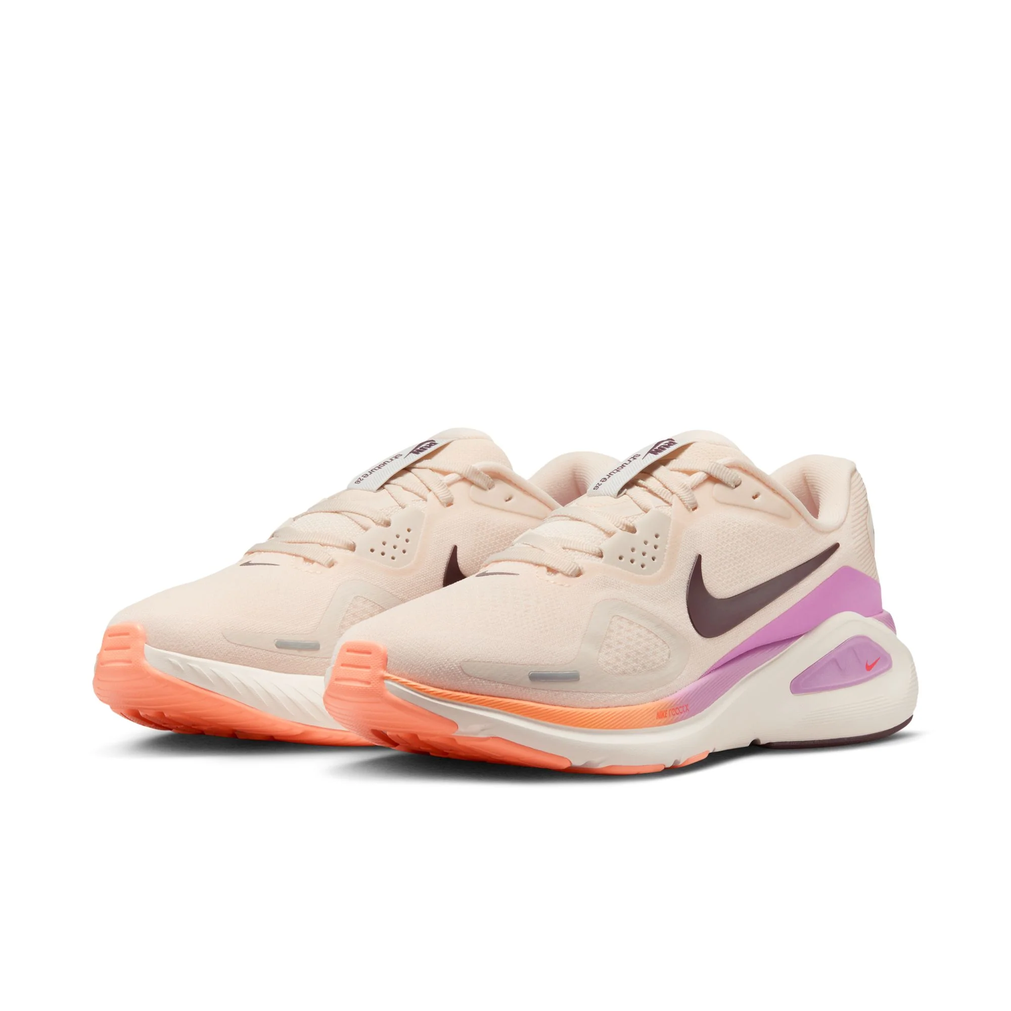 Nike Womens Structure 26 - Chalk/Tattoo/Light Magenta/Orange Pulse - Stability - SU26 - Image 8