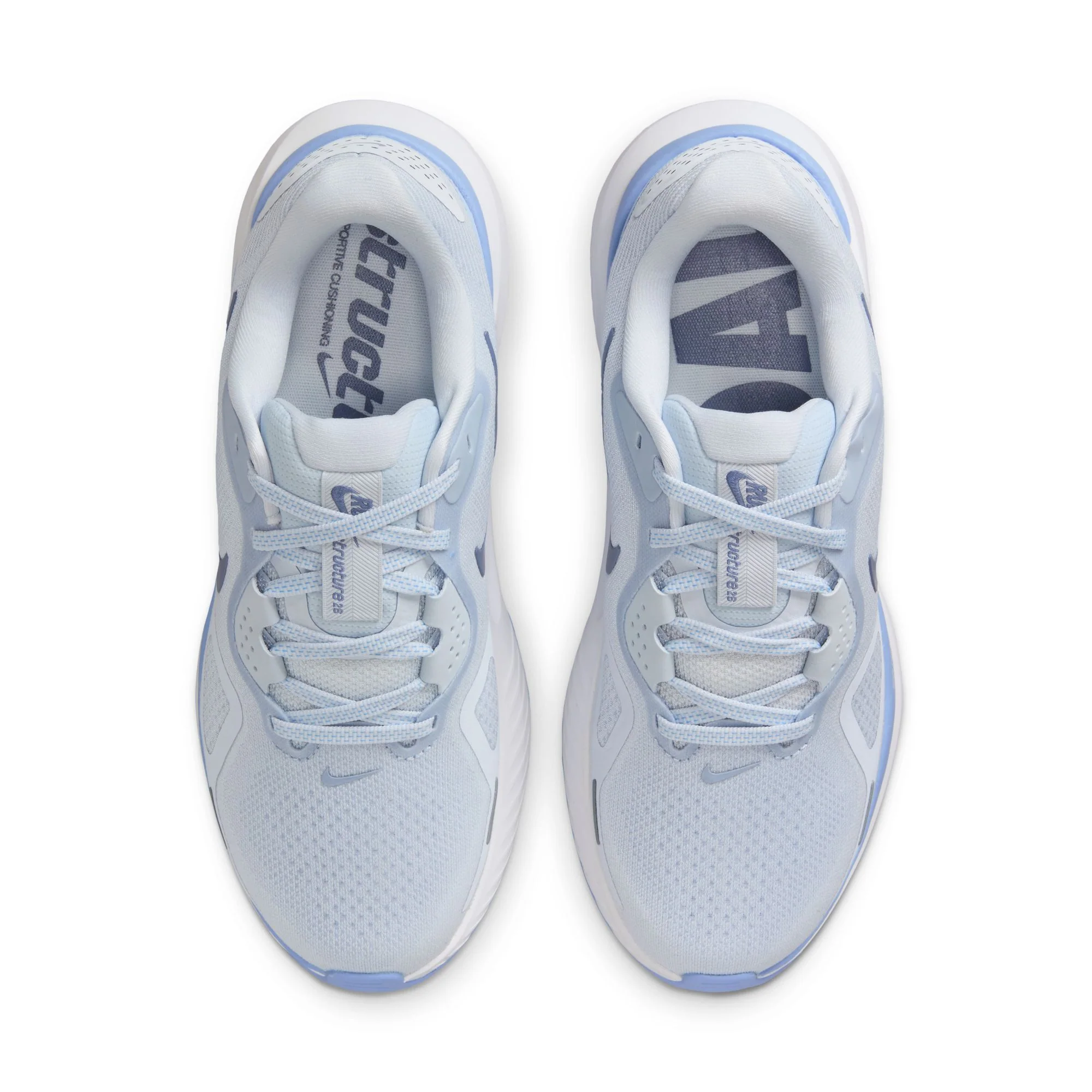 Nike Womens Structure 26 - Football Grey/World Indigo/Aluminium - Stability - HO25 - Image 4
