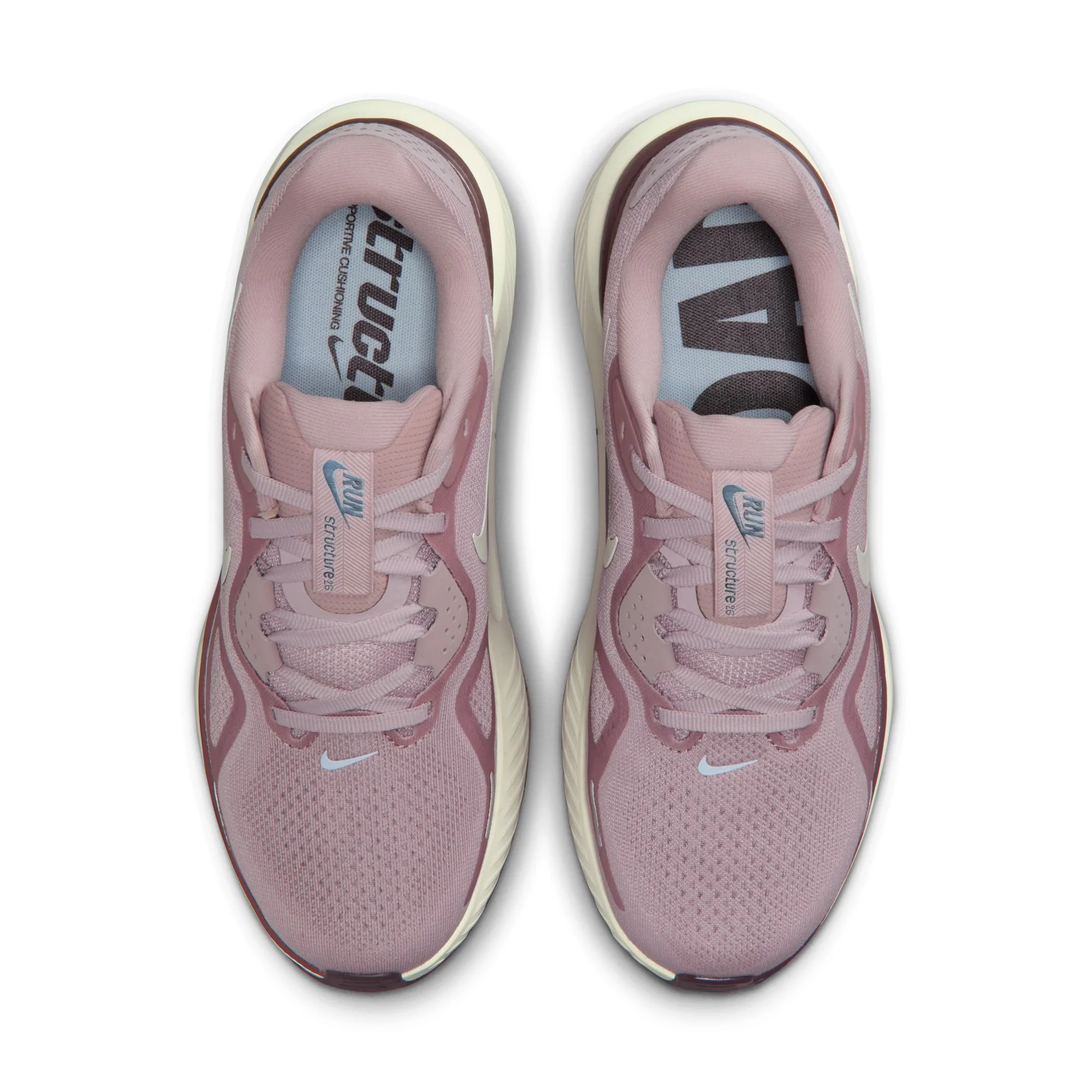 Nike Womens Structure 26 - Particle Rose/Sail/Tattoo/Hydrogen Blue - Stability - SP26 - Image 6