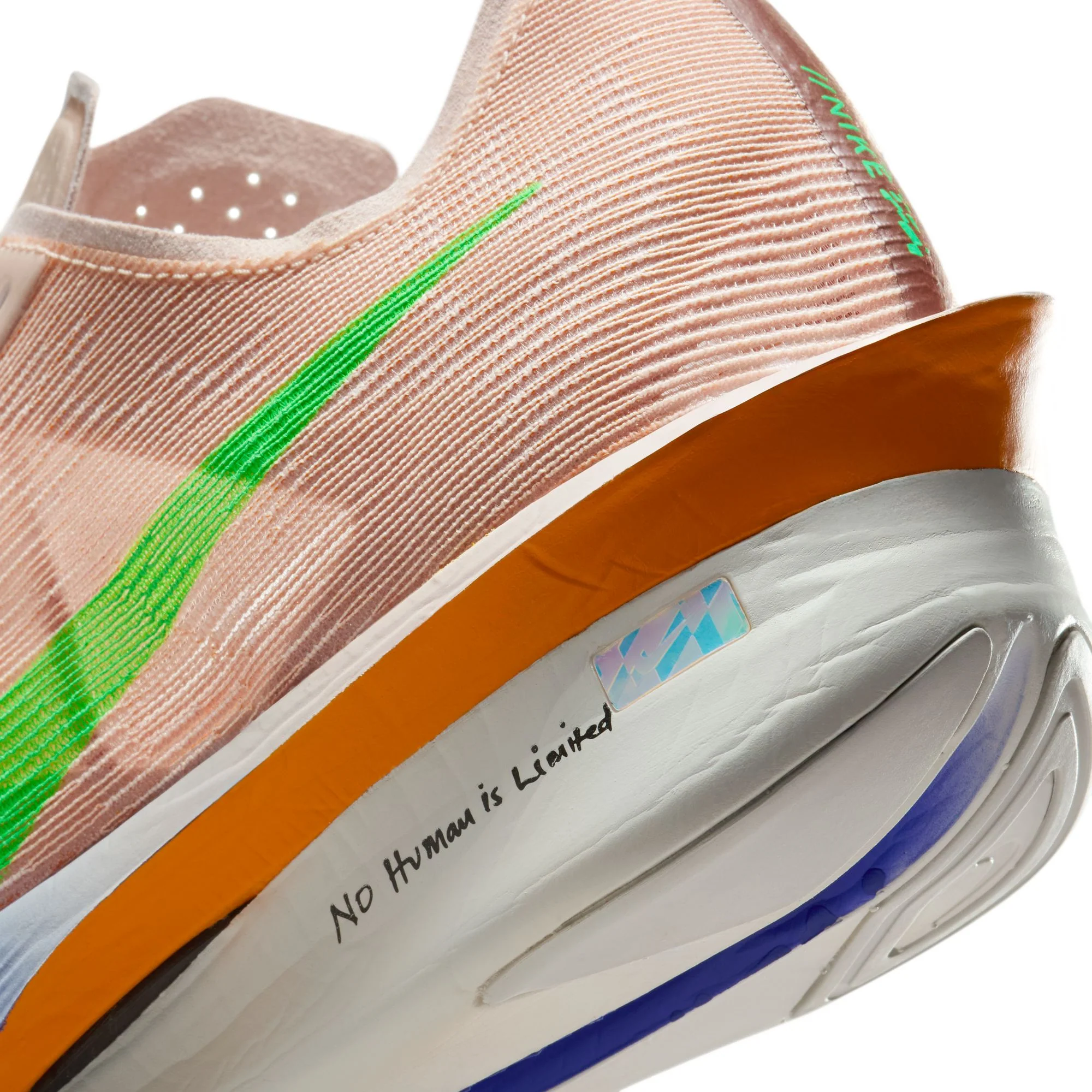 Nike Womens Vaporfly 4 Next% "Eliud Kipchoge" - Silt Red/Green Shock/Fire Pink - Neutral - HO25 - Image 5