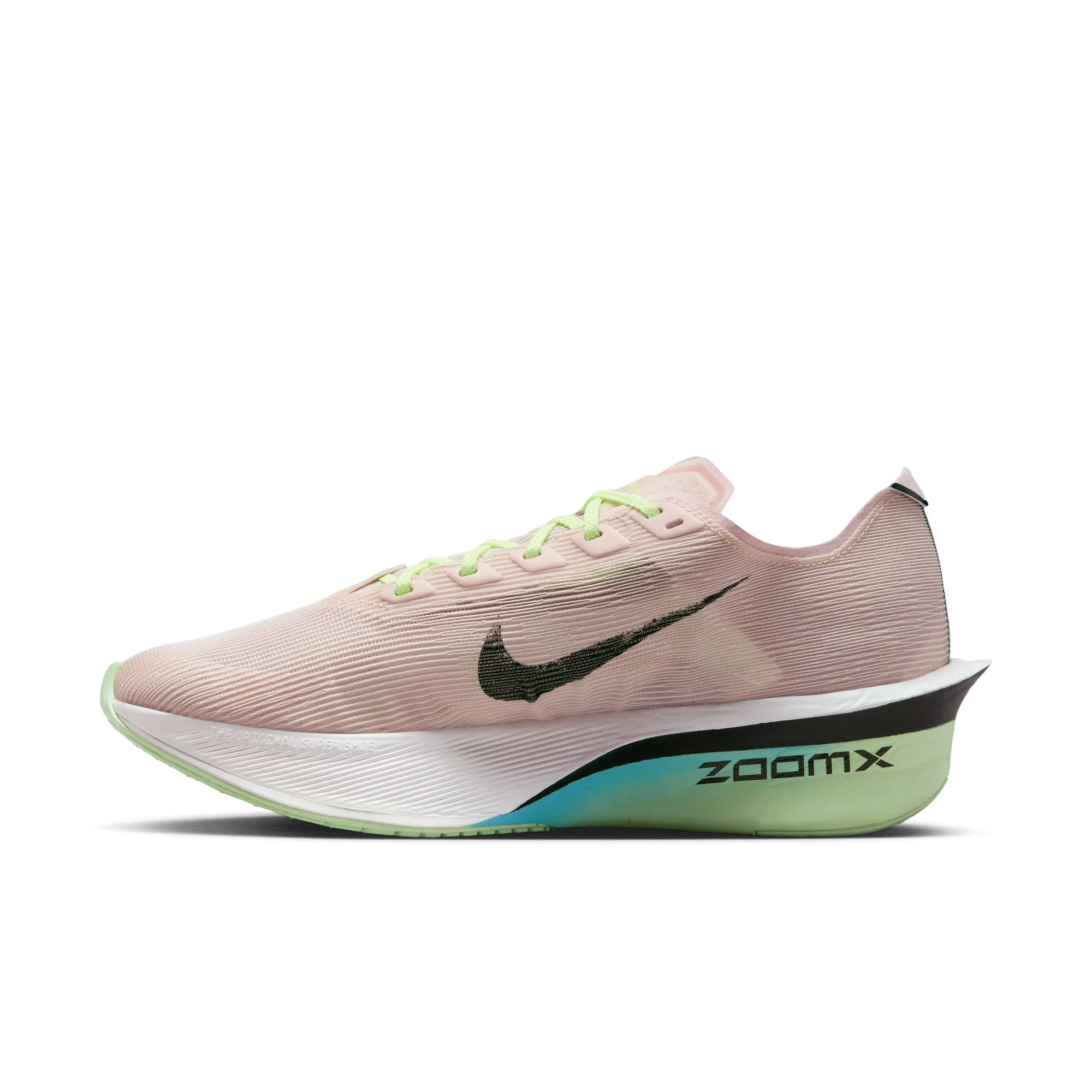 Nike Womens Vaporfly 4 Next% - Silt Red/Black/Barely Volt/Pearl Pink - Neutral - FA25 - Image 7