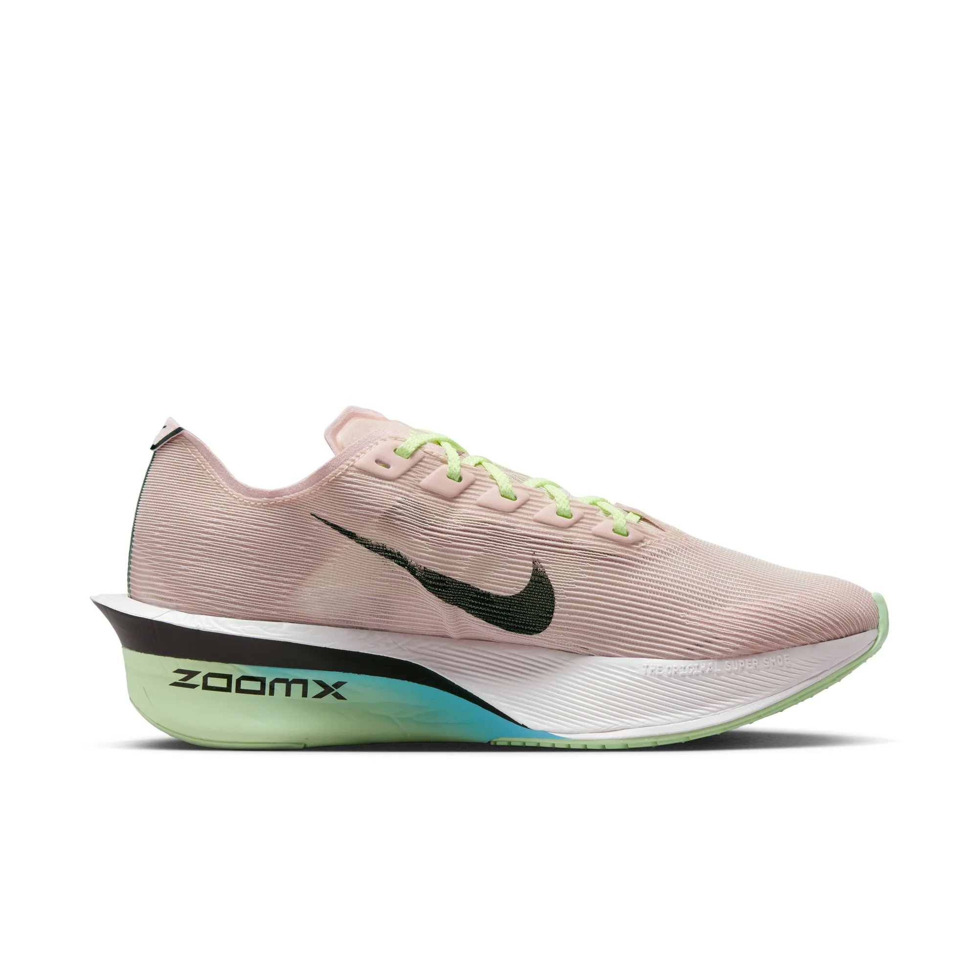 Nike Womens Vaporfly 4 Next% - Silt Red/Black/Barely Volt/Pearl Pink - Neutral - FA25 - Image 8