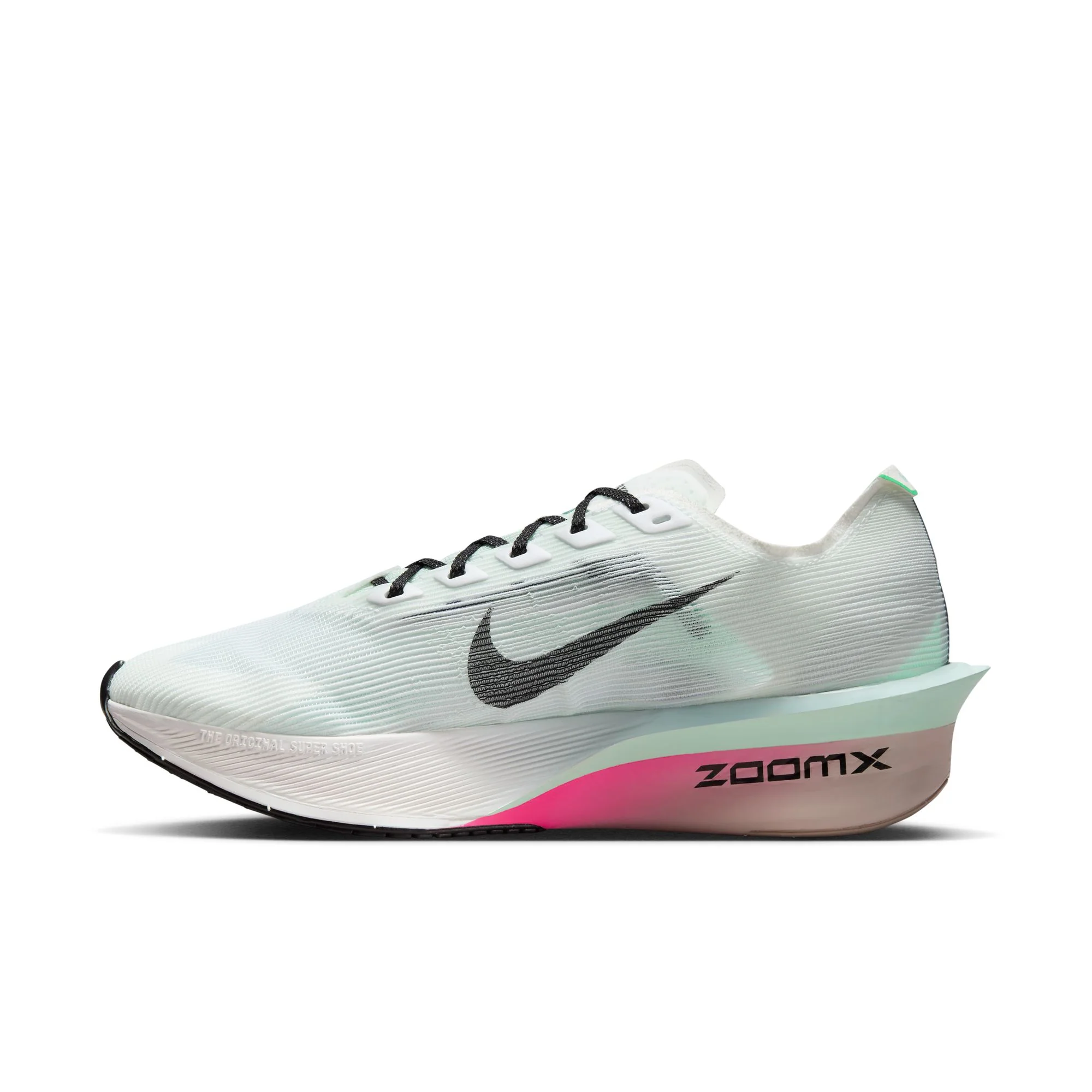 Nike Womens Vaporfly 4 Next% - White/Black/Hyper Pink/Mint Foam - Neutral - FA25 - Image 5