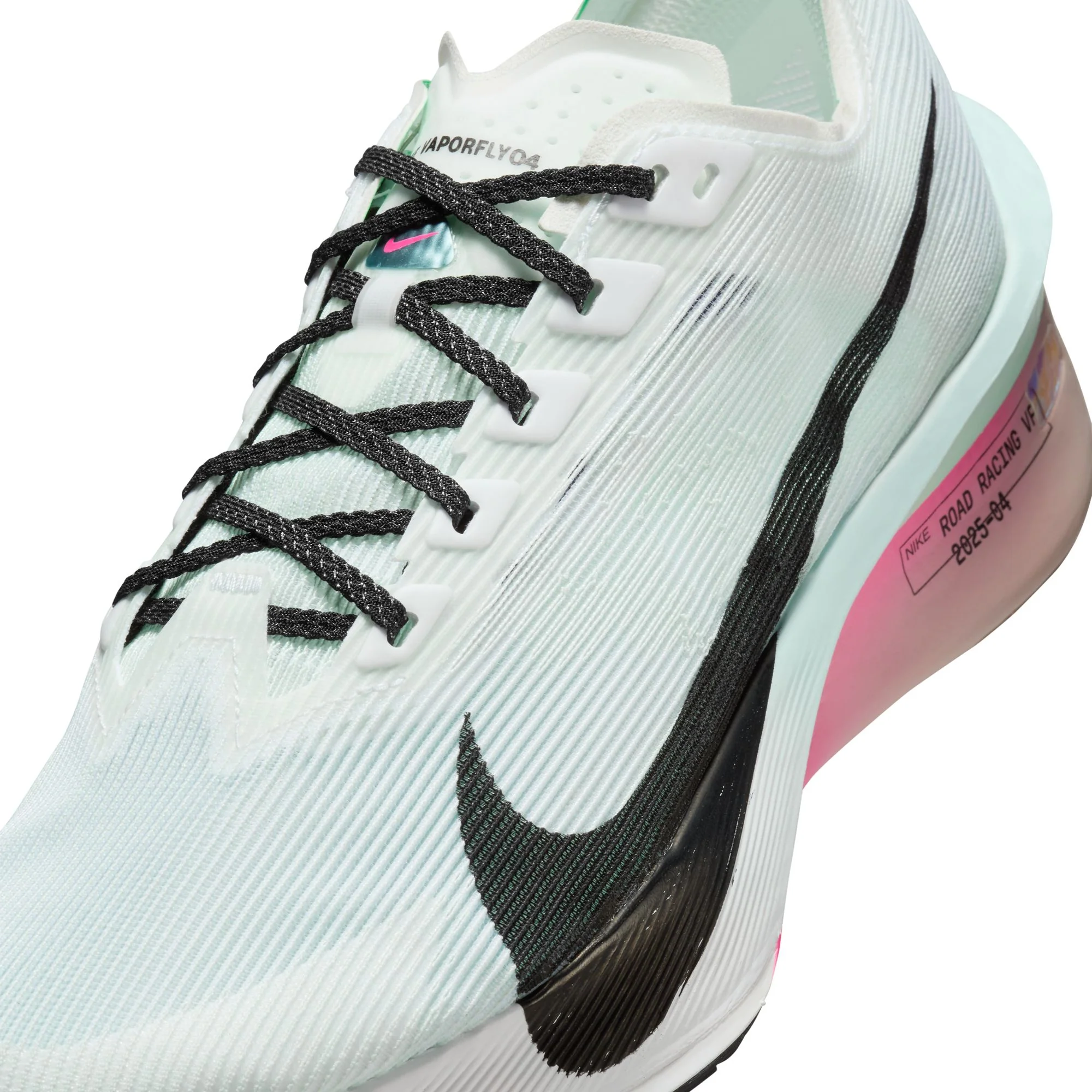 Nike Womens Vaporfly 4 Next% - White/Black/Hyper Pink/Mint Foam - Neutral - FA25 - Image 7