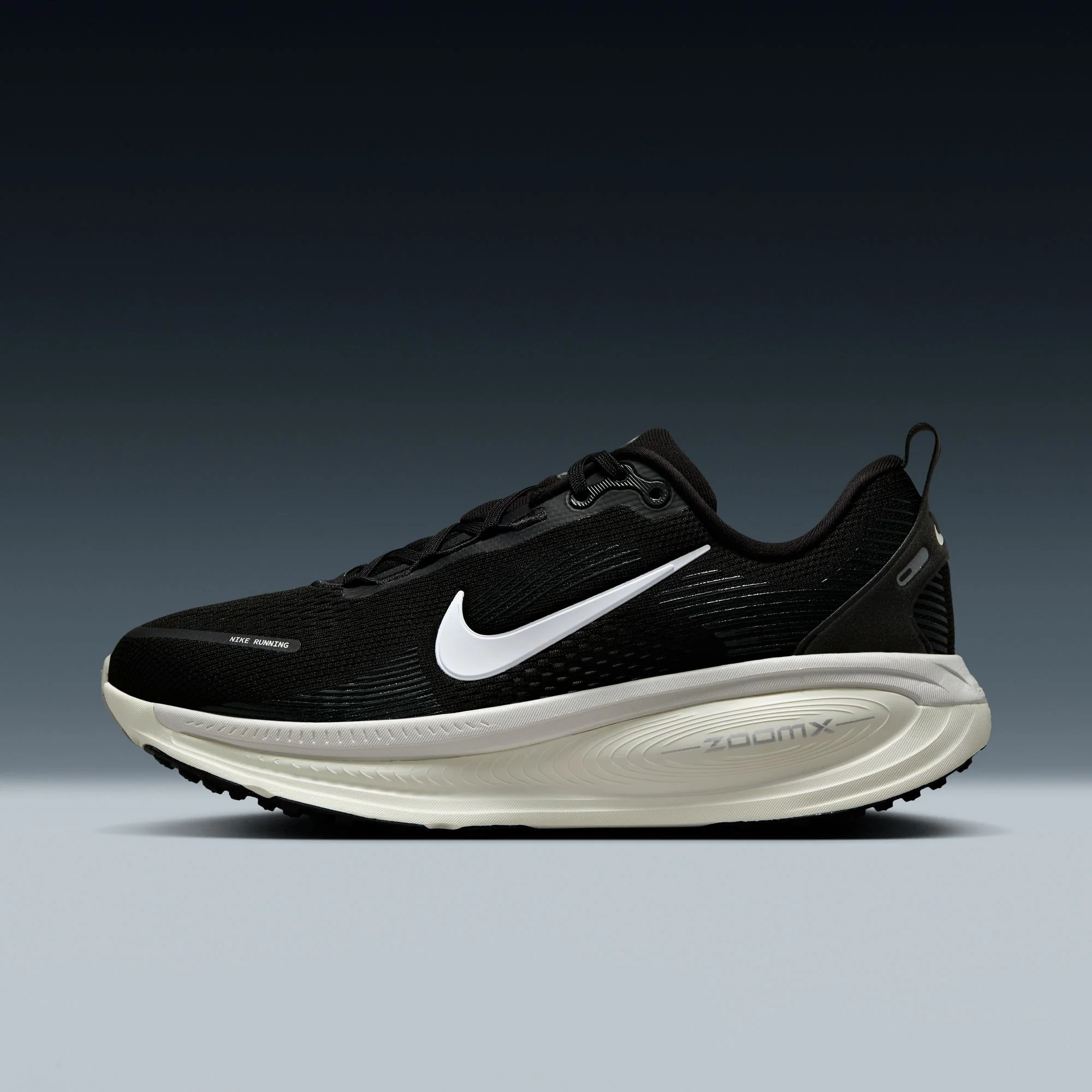 Nike Womens Vomero 18 - Black/Coconut Milk/Summit White - Neutral - SP25 - Image 11