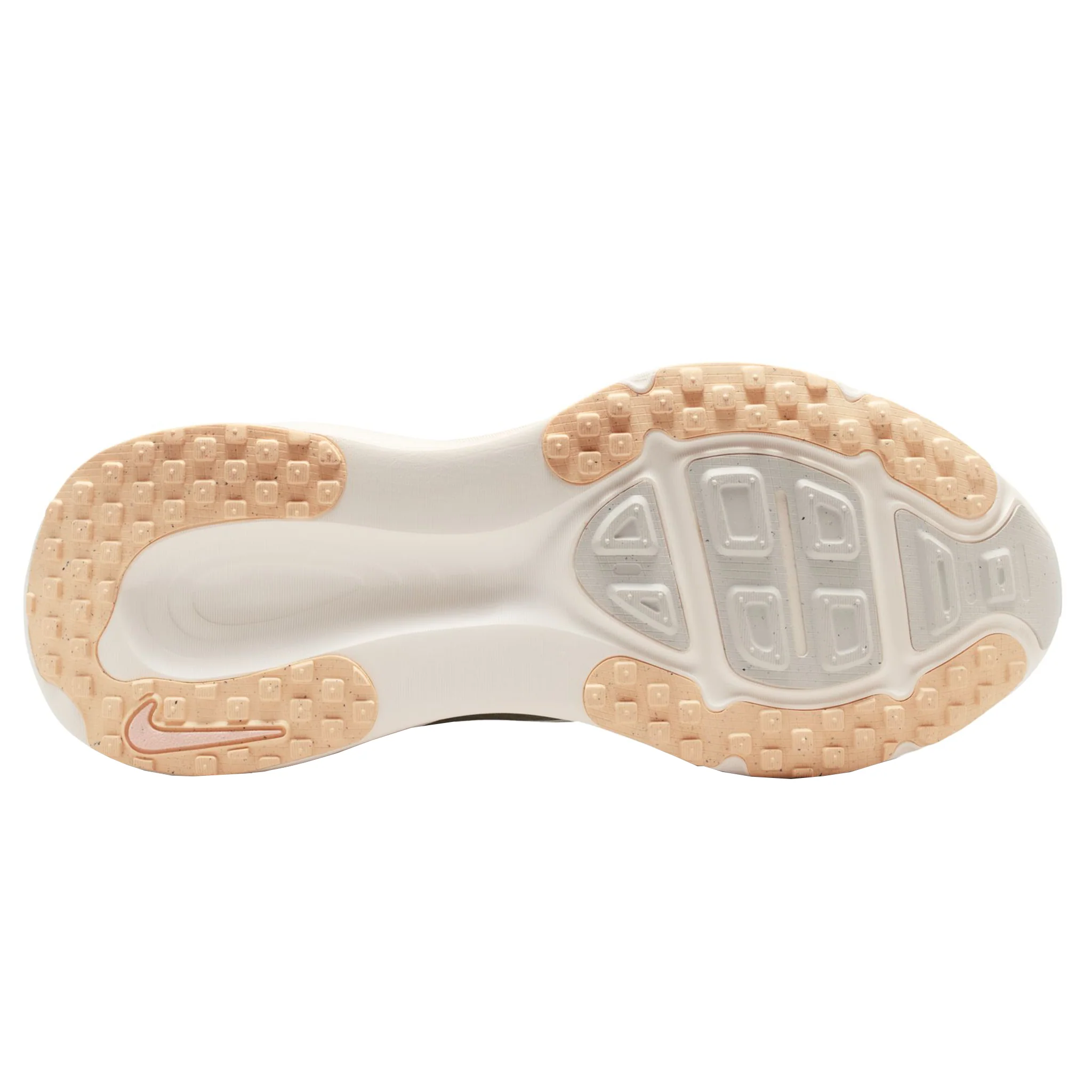 Nike Womens Vomero 18 - Light Bone/Metallic Silver/Arctic Orange - Neutral - SU26 - Image 2