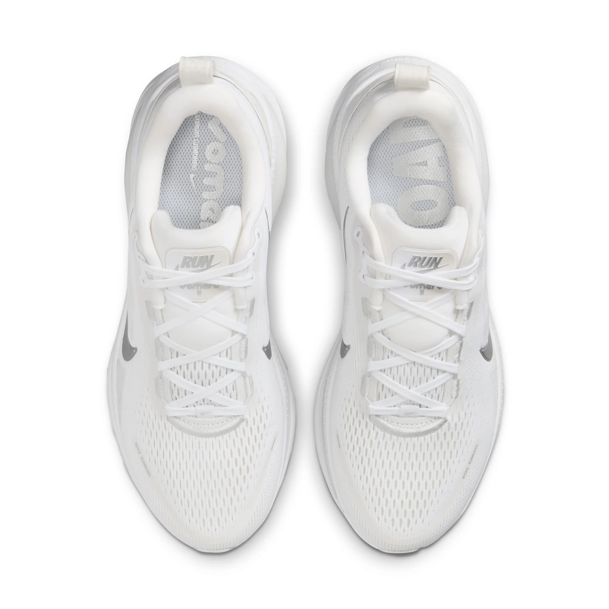 Nike Womens Vomero 18 - White/Photon Dust/Metallic Silver - Neutral - SU25 - Image 6