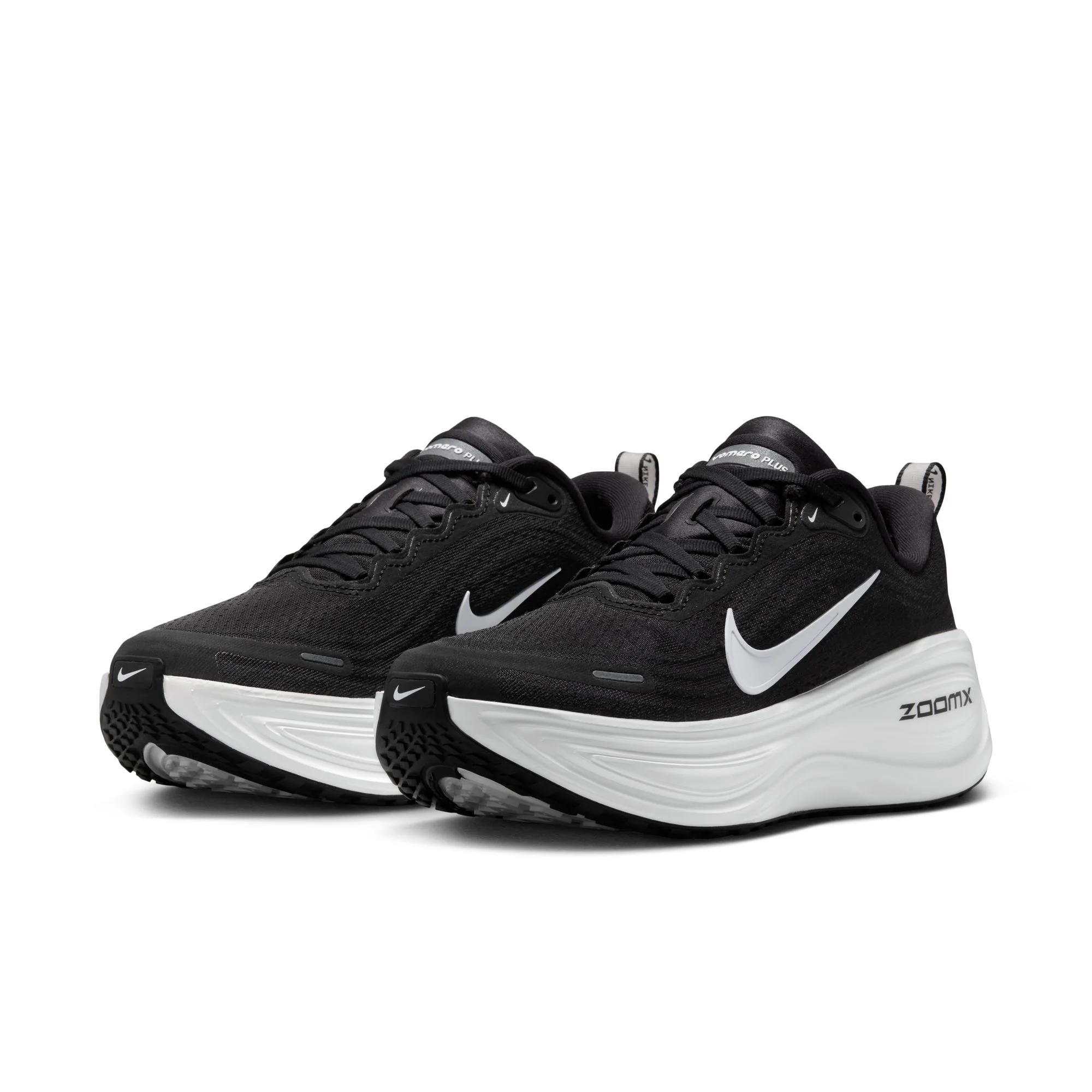 Nike Womens Vomero Plus - Black/White/Cool Grey/Metallic Dark Grey - Neutral - FA25 - Image 6
